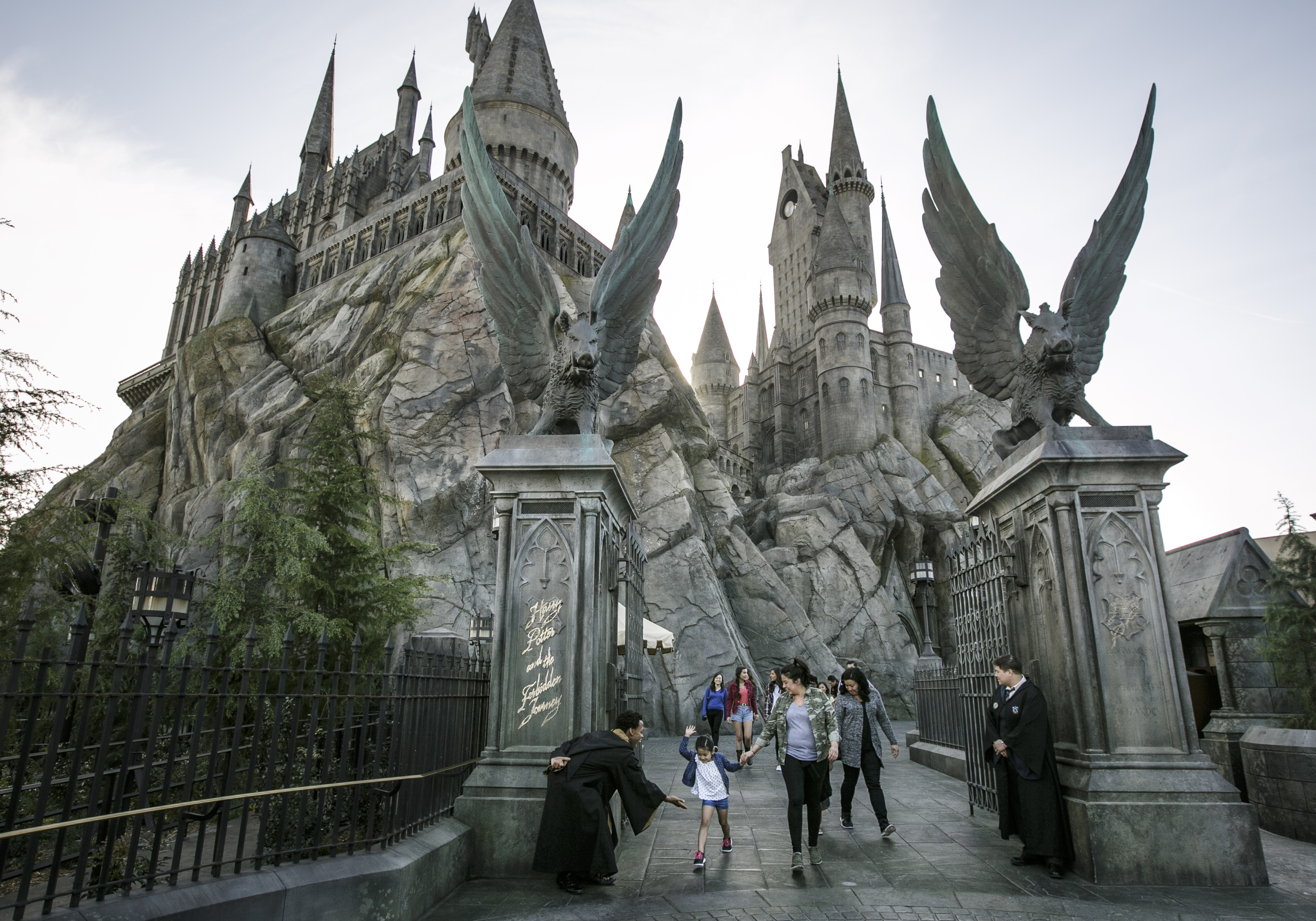 Hogwarts Castle at Universal Studios Hollywood in Universal City, Calif.