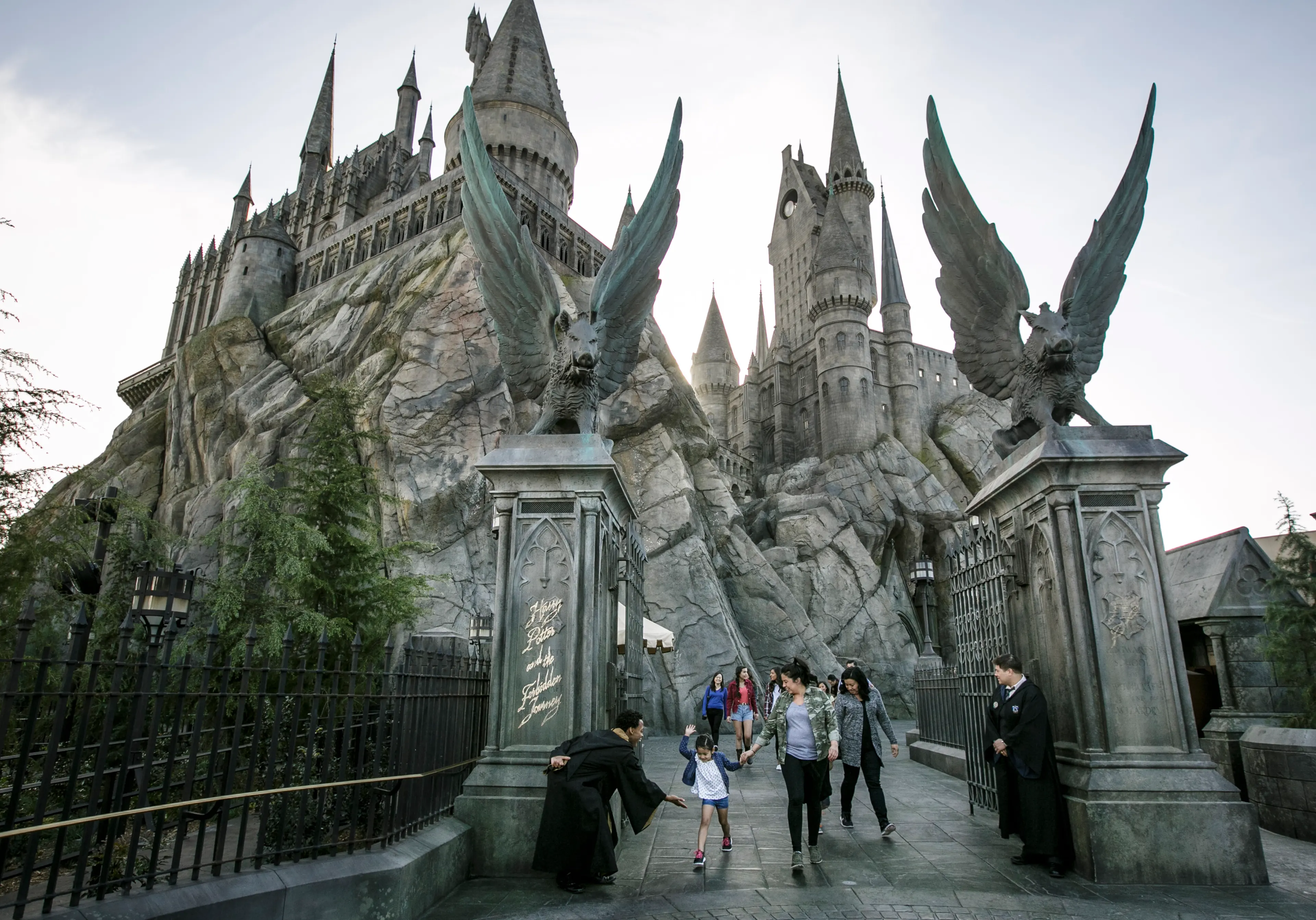 Hogwarts Castle at Universal Studios Hollywood in Universal City, Calif.
