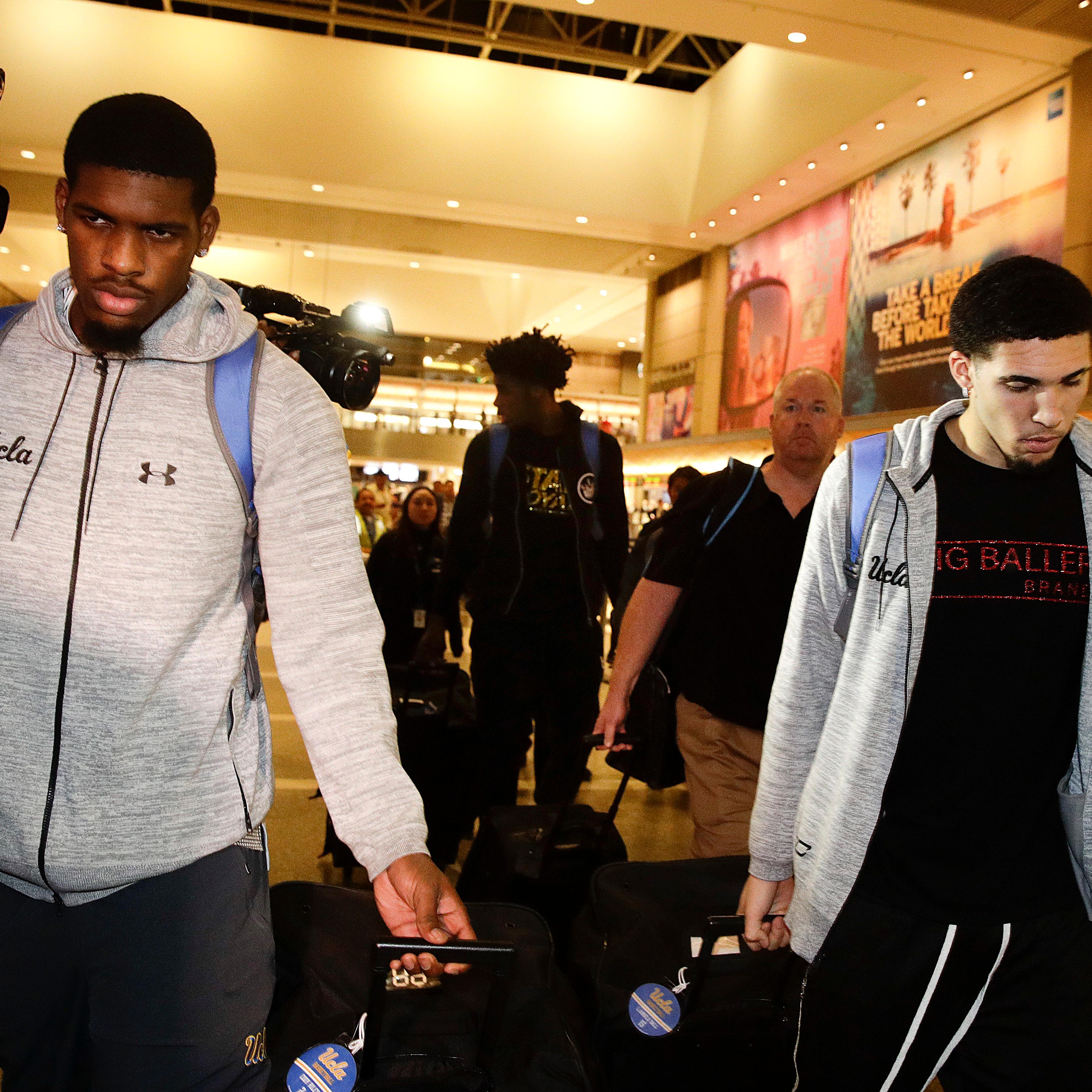 Cody Riley, LiAngelo Ball, Jalen Hill