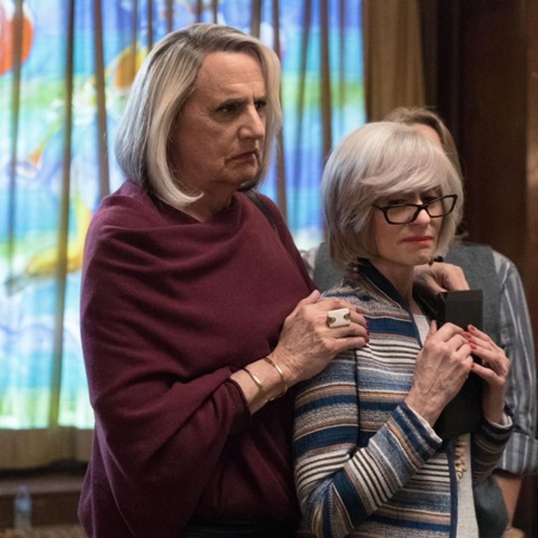 TRANSPARENT, (from left): Jeffrey Tambor, Judith Light, 'Oh Holy Night', (Season 3, ep. 305, aired