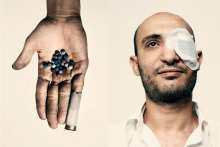 Ahmed Harara is a Cairo dentist who was blinded in one eye by a rubber bullet during clashes in January. In November, he was shot in his other eye. Now he is completely blind. "As they say in America, power of the people will change everything," Harara says.
