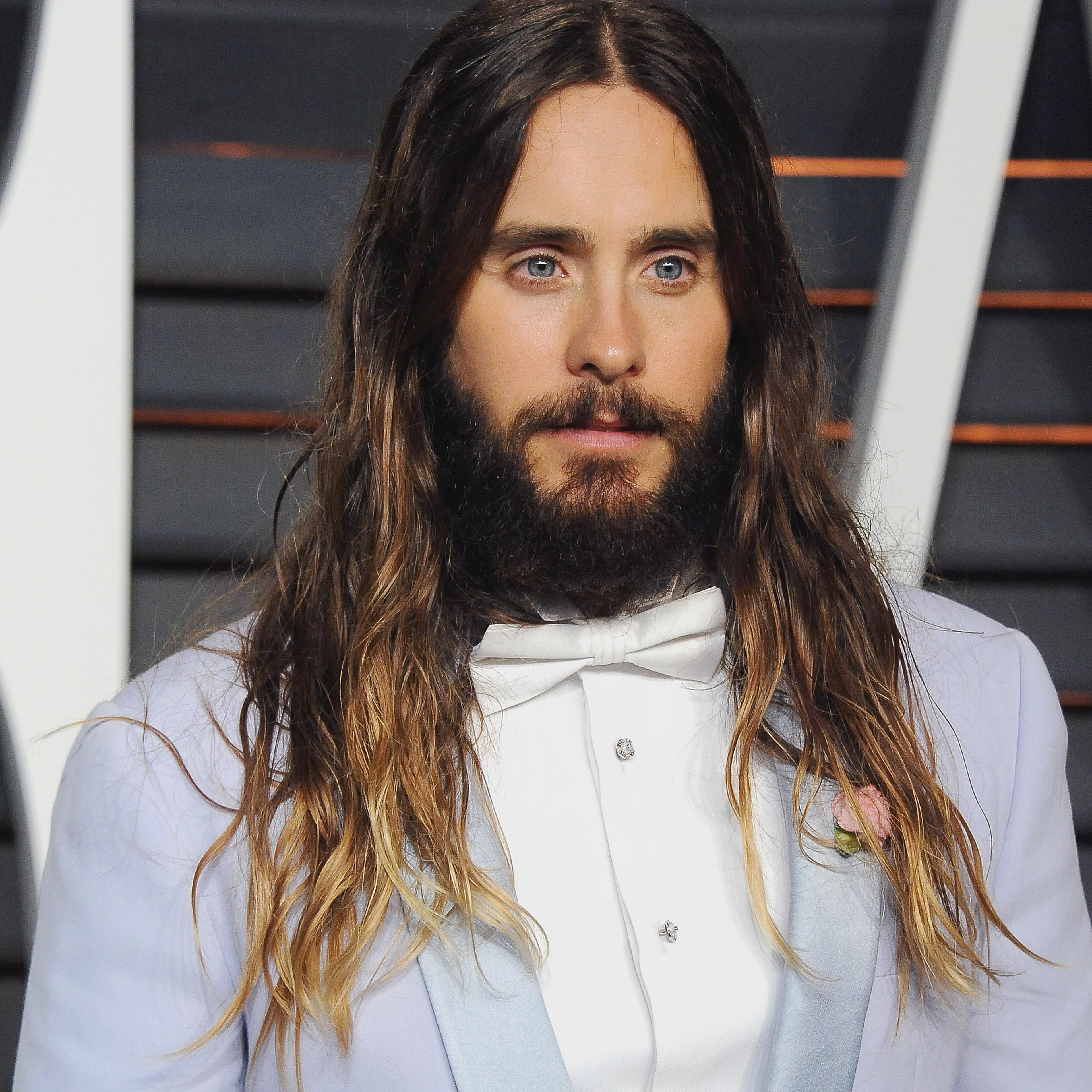 Jared Leto arrives at the 2015 Vanity Fair Oscar Party Hosted By Graydon Carter in Beverly Hills, Calif. on Feb. 22, 2015.