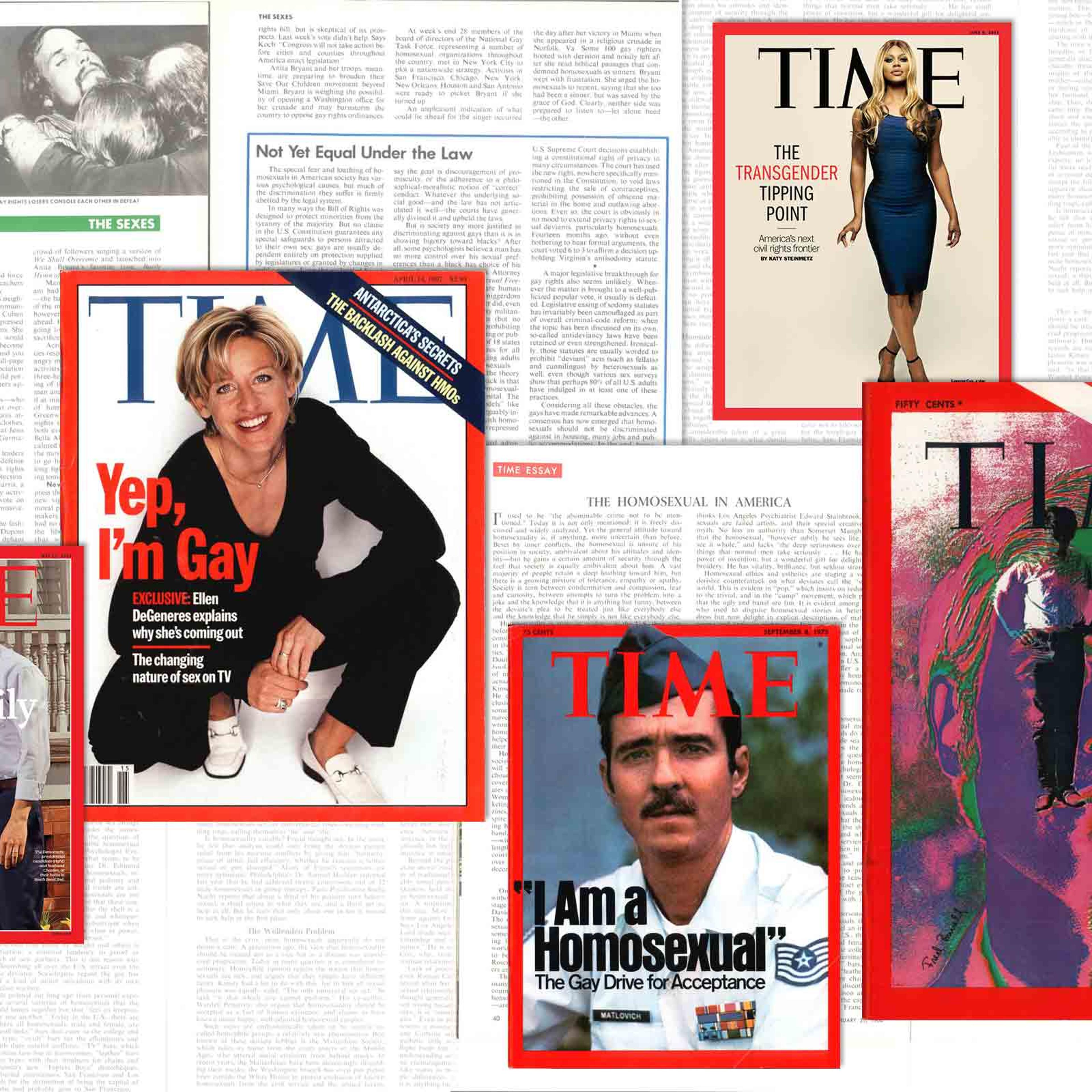 LGBTQ issues on the cover of TIME