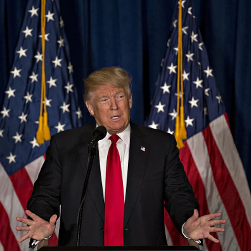 Presidential Candidate Donald Trump Gives Speech On Foreign Policy