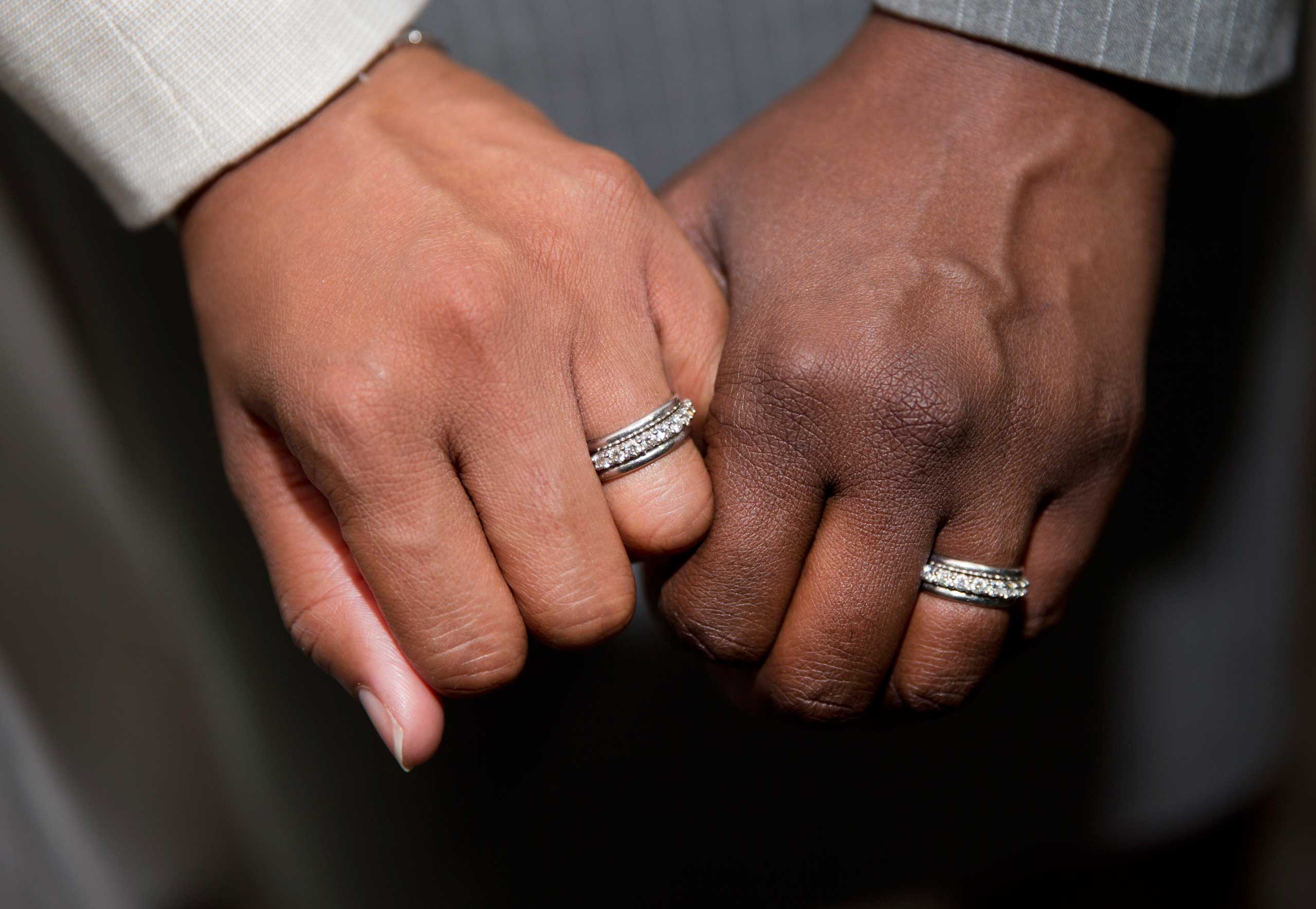 Same Sex Couples Newlyweds Gay Marriage Supreme Court