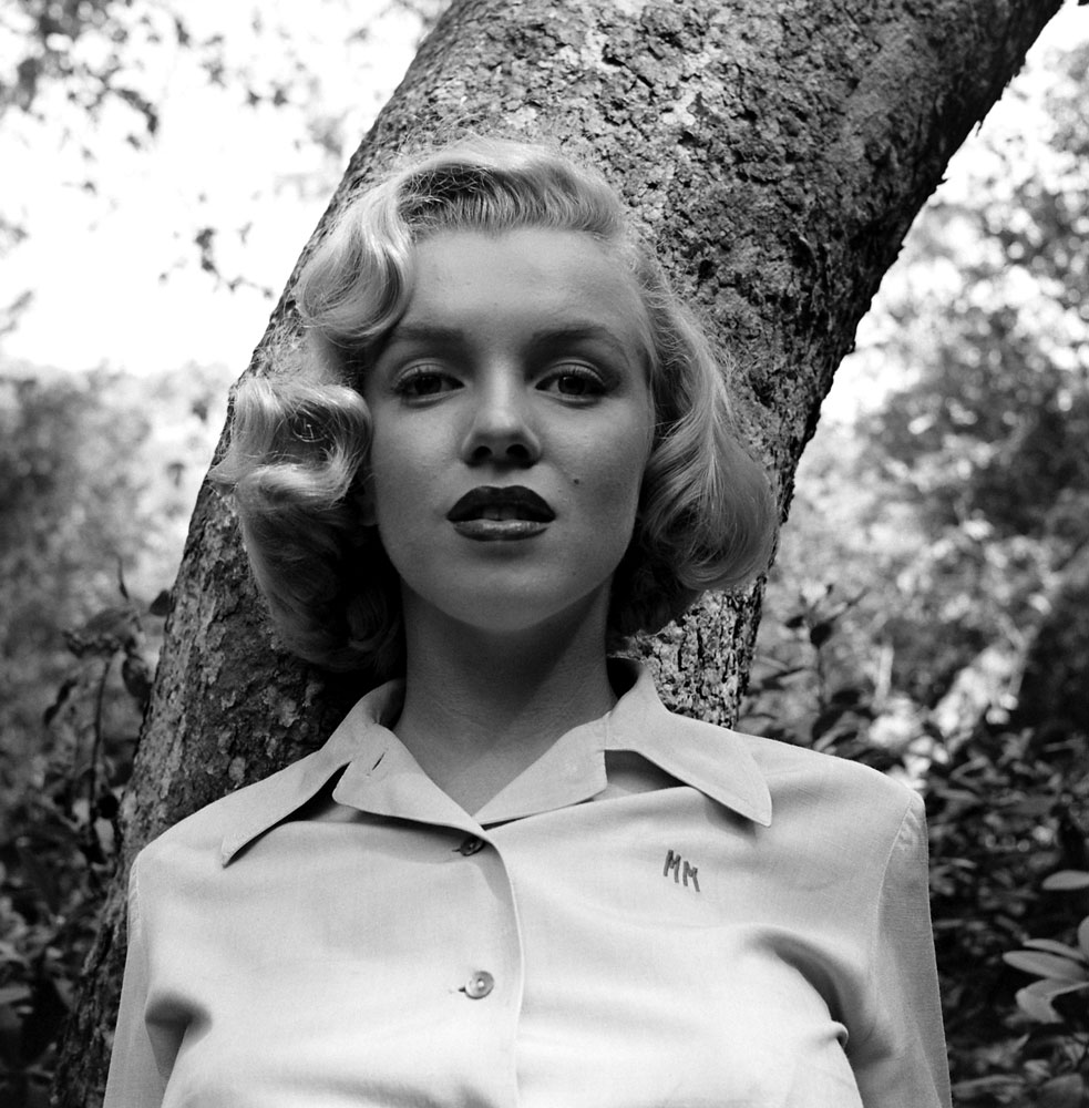 Marilyn Monroe, 24, in Griffith Park, Los Angeles, 1950.