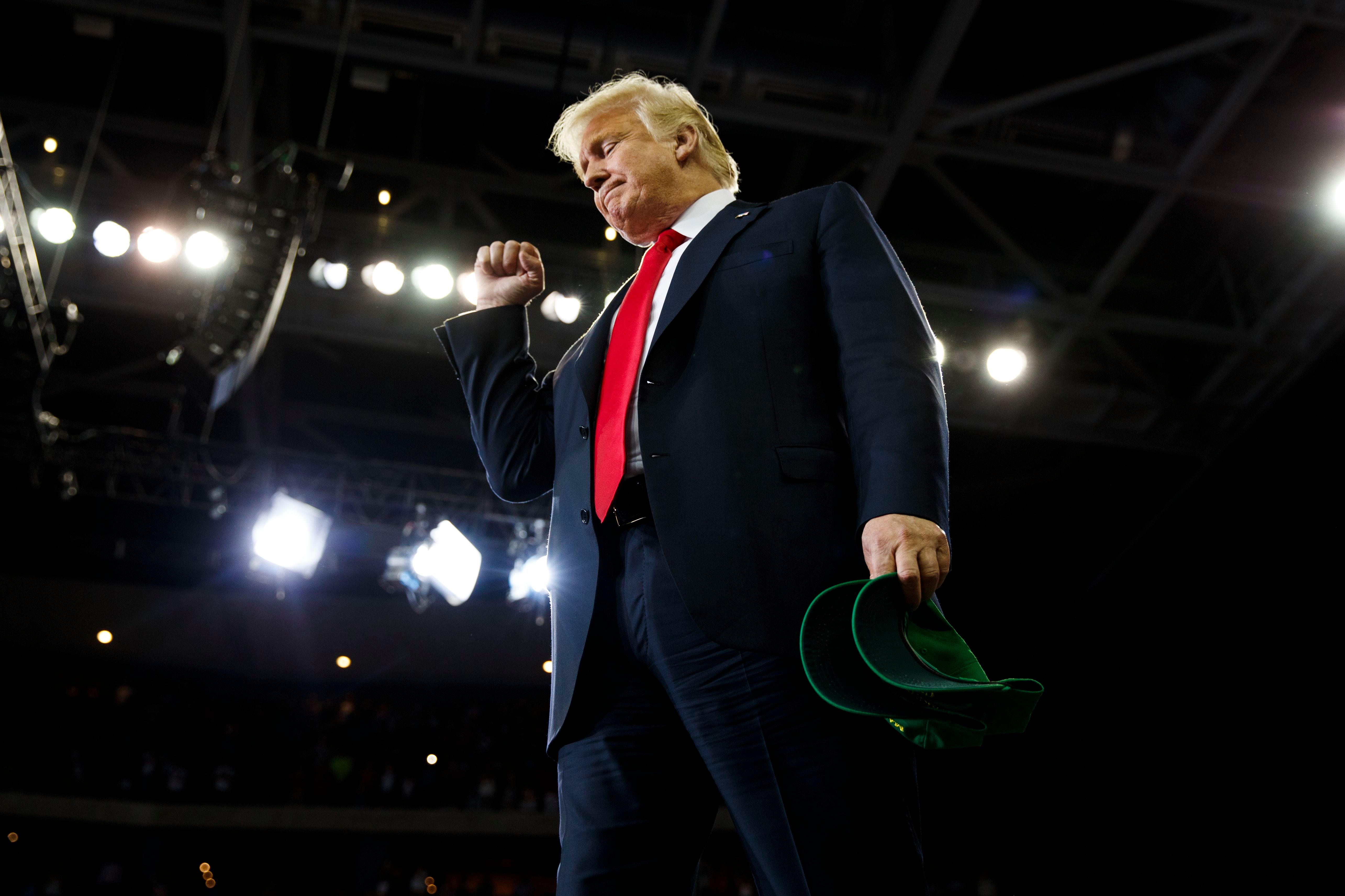 Trump, Evansville, USA - 30 Aug 2018