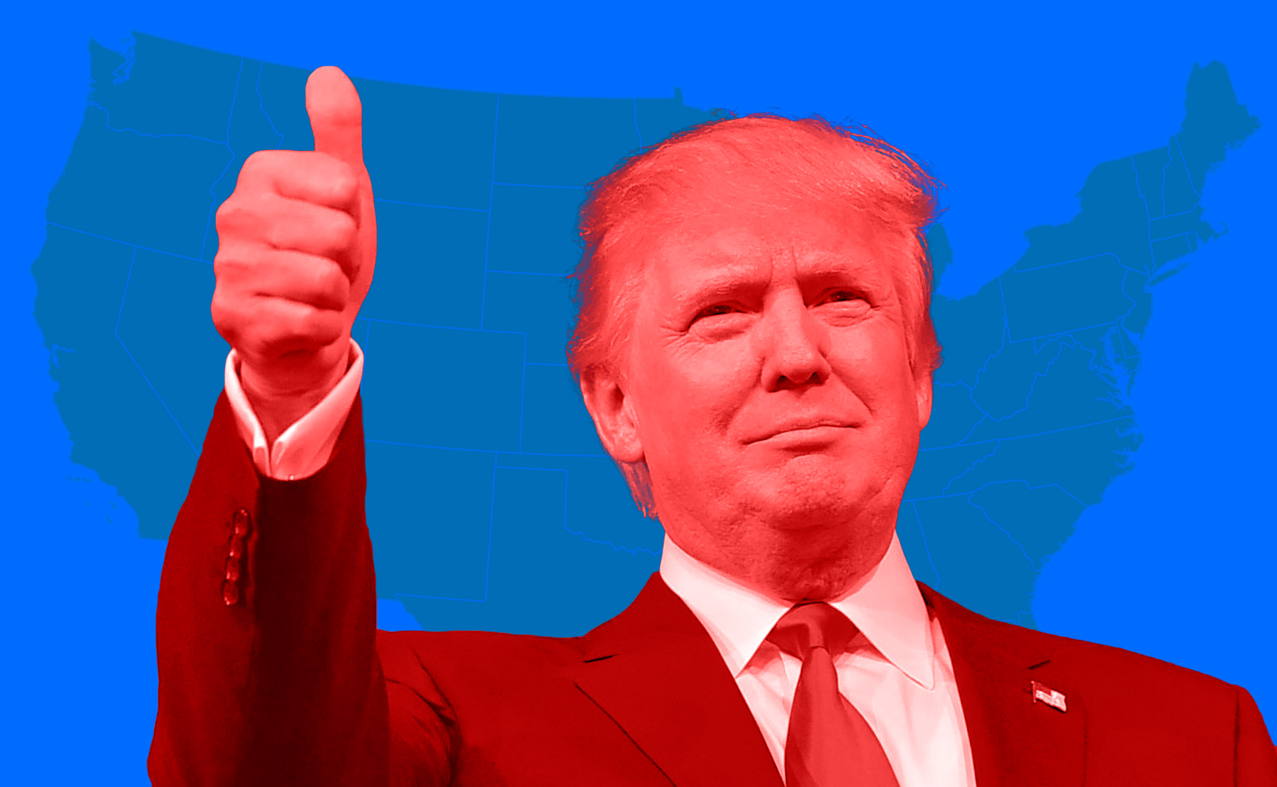 trump blue states