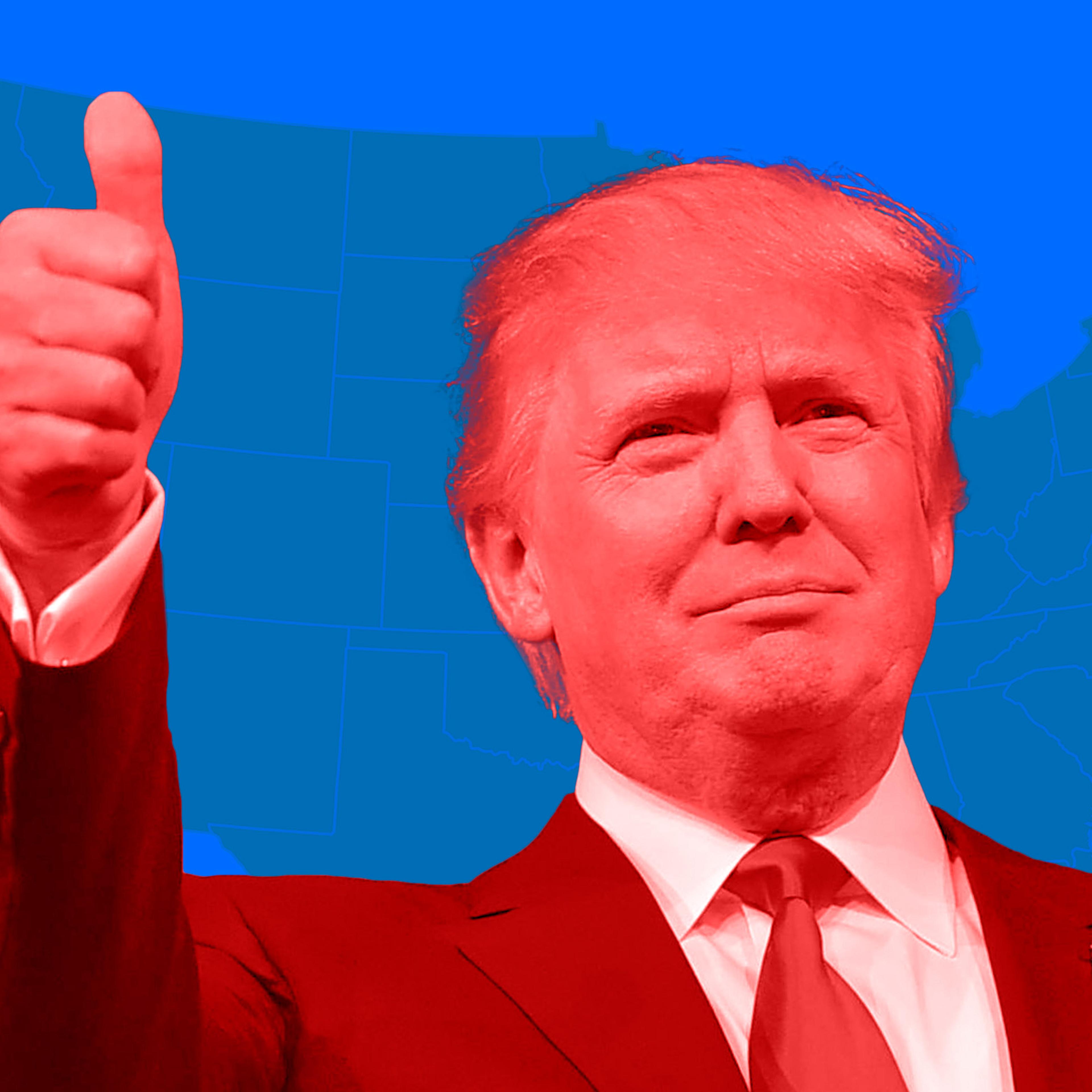trump blue states