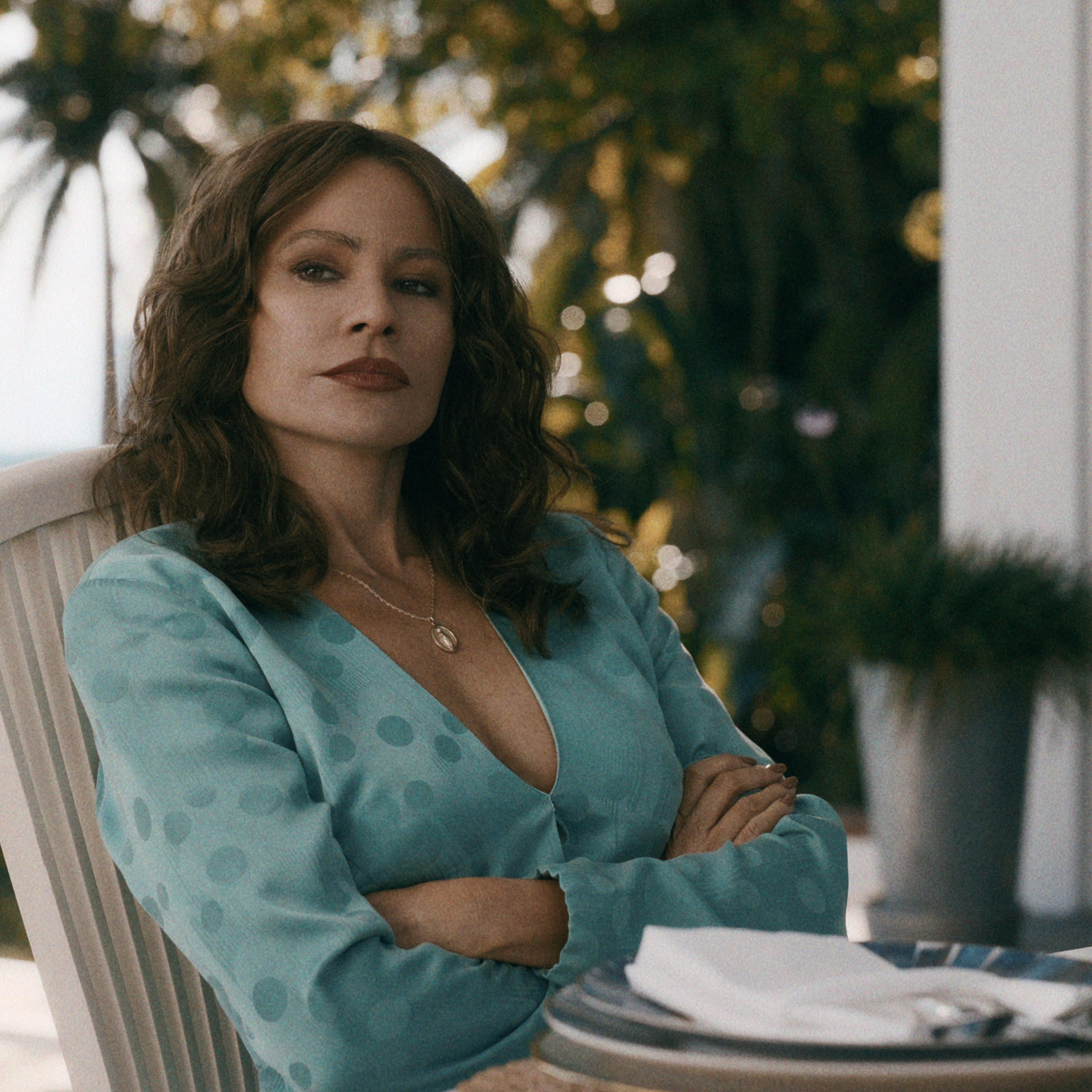 Griselda. Sofia Vergara as Griselda in episode 103 of Griselda. Cr. Courtesy of Netflix © 2023