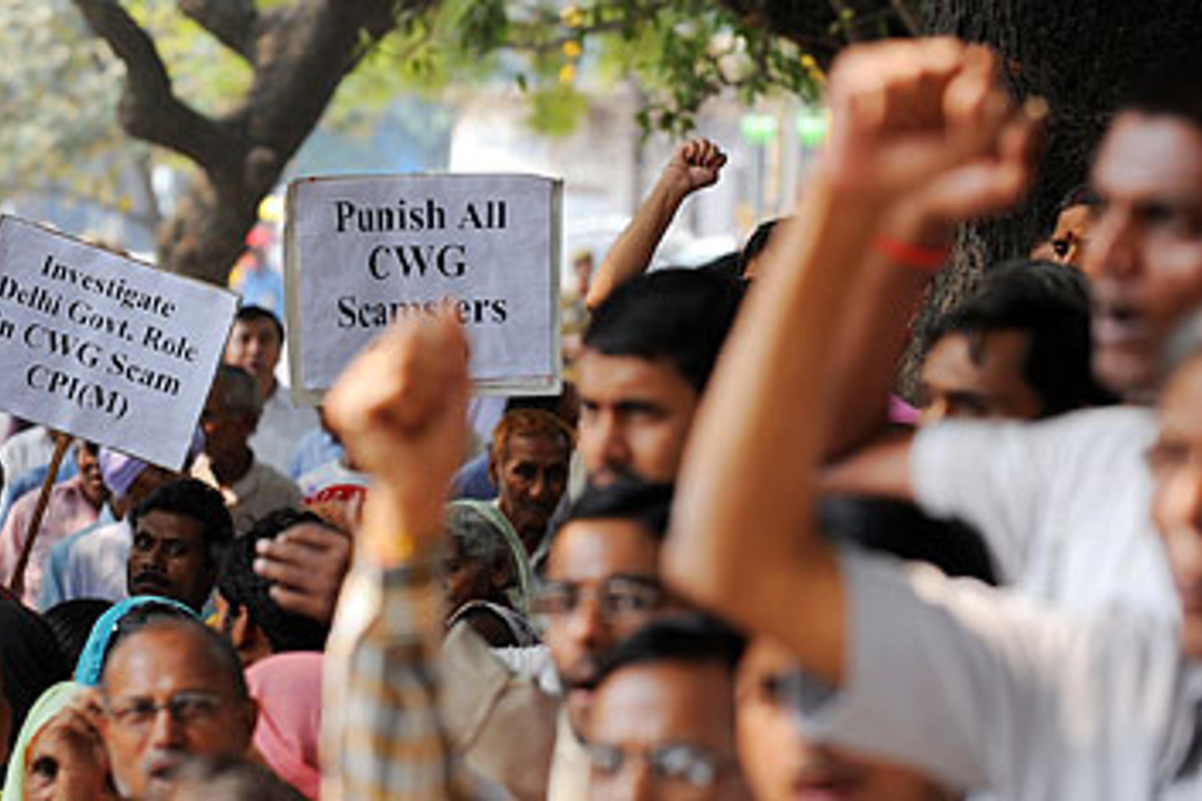 Commonwealth Games Protested Watchdog Questions Commonwealth Games Deals