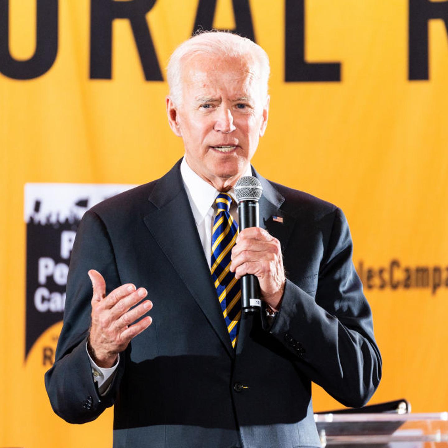 Former Vice President Joe Biden (D) speaking at the Poor