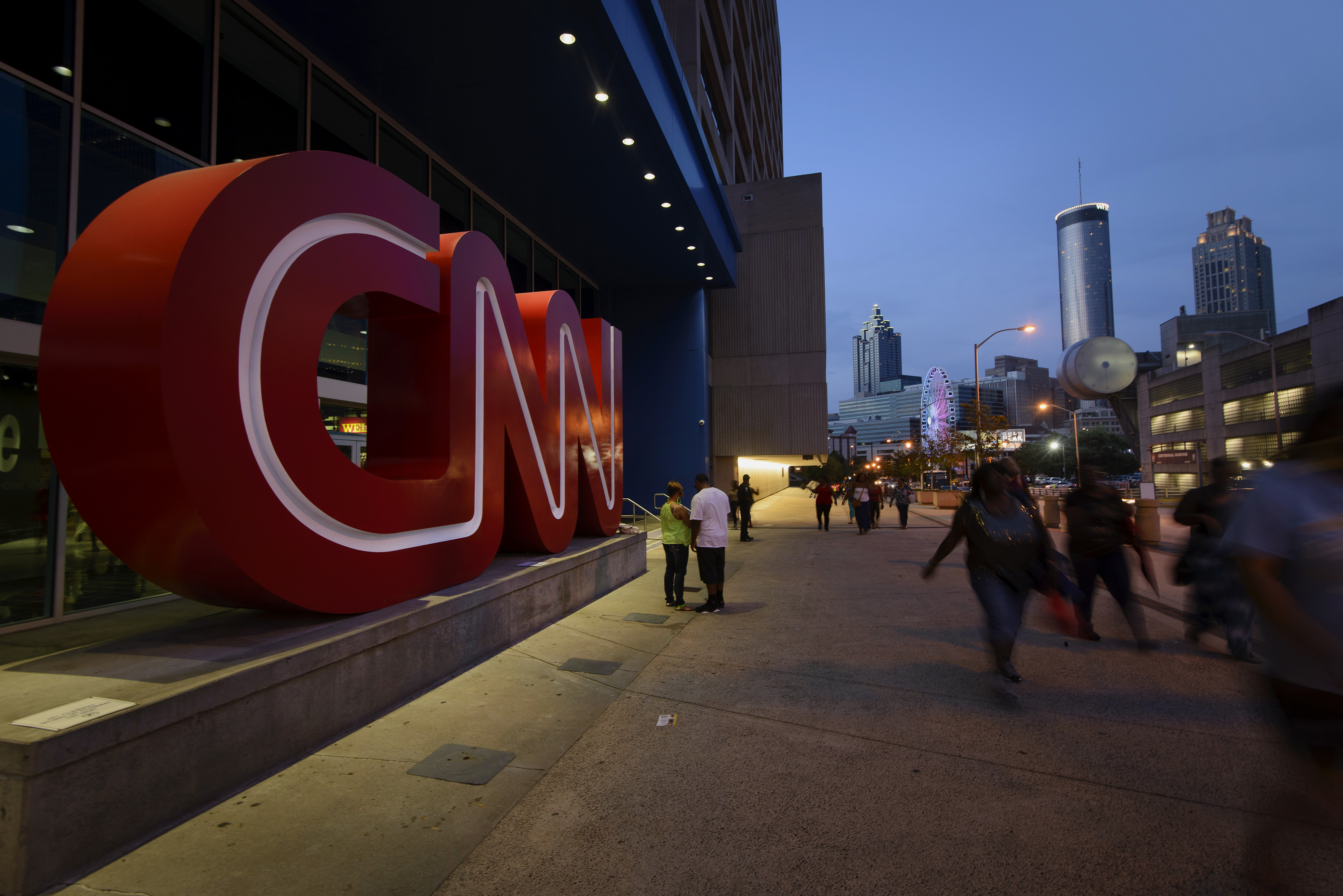 CNN Headquarters As Former Time Warner CEO Says Fox Offer Is 'Way Off Mark'