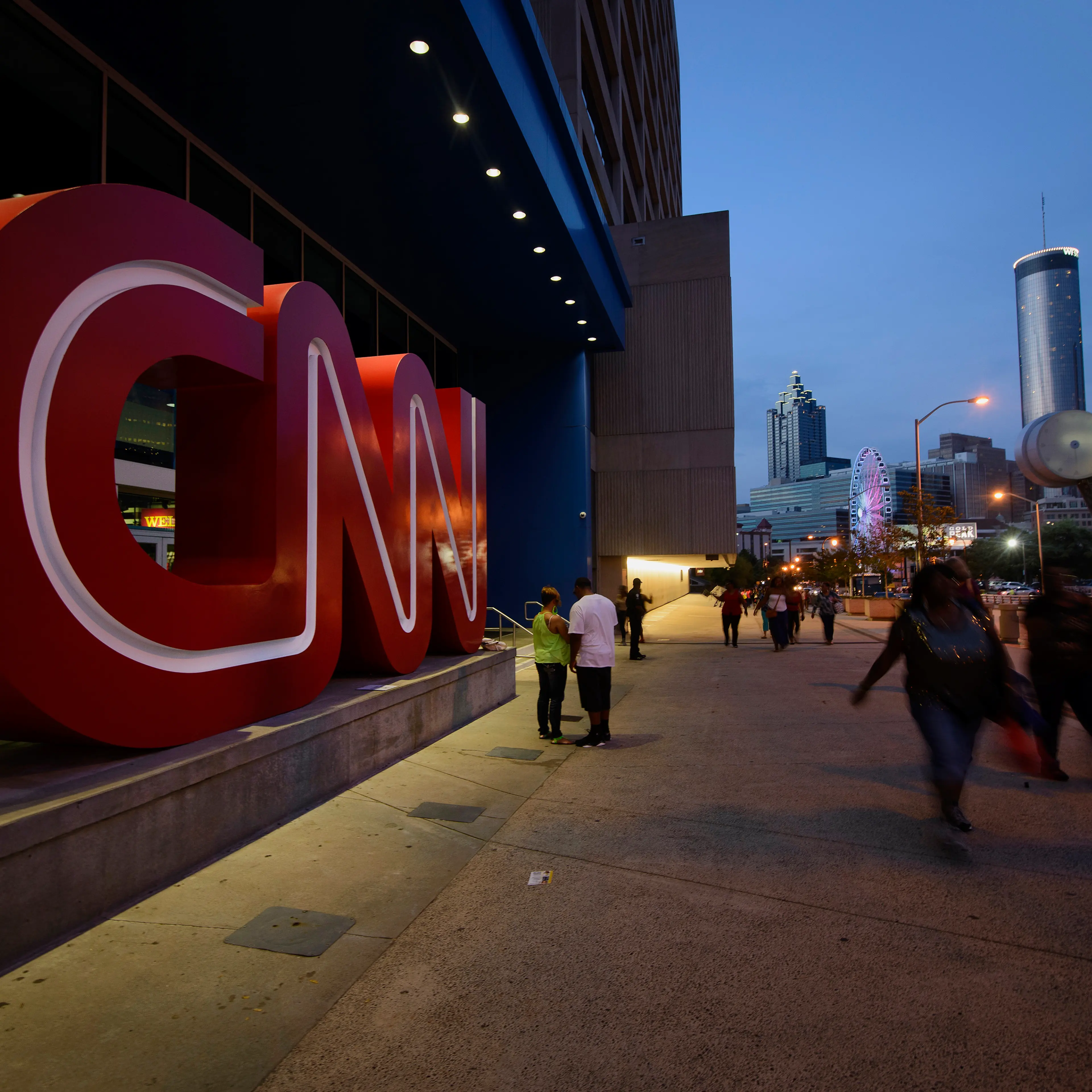 CNN Headquarters As Former Time Warner CEO Says Fox Offer Is 'Way Off Mark'