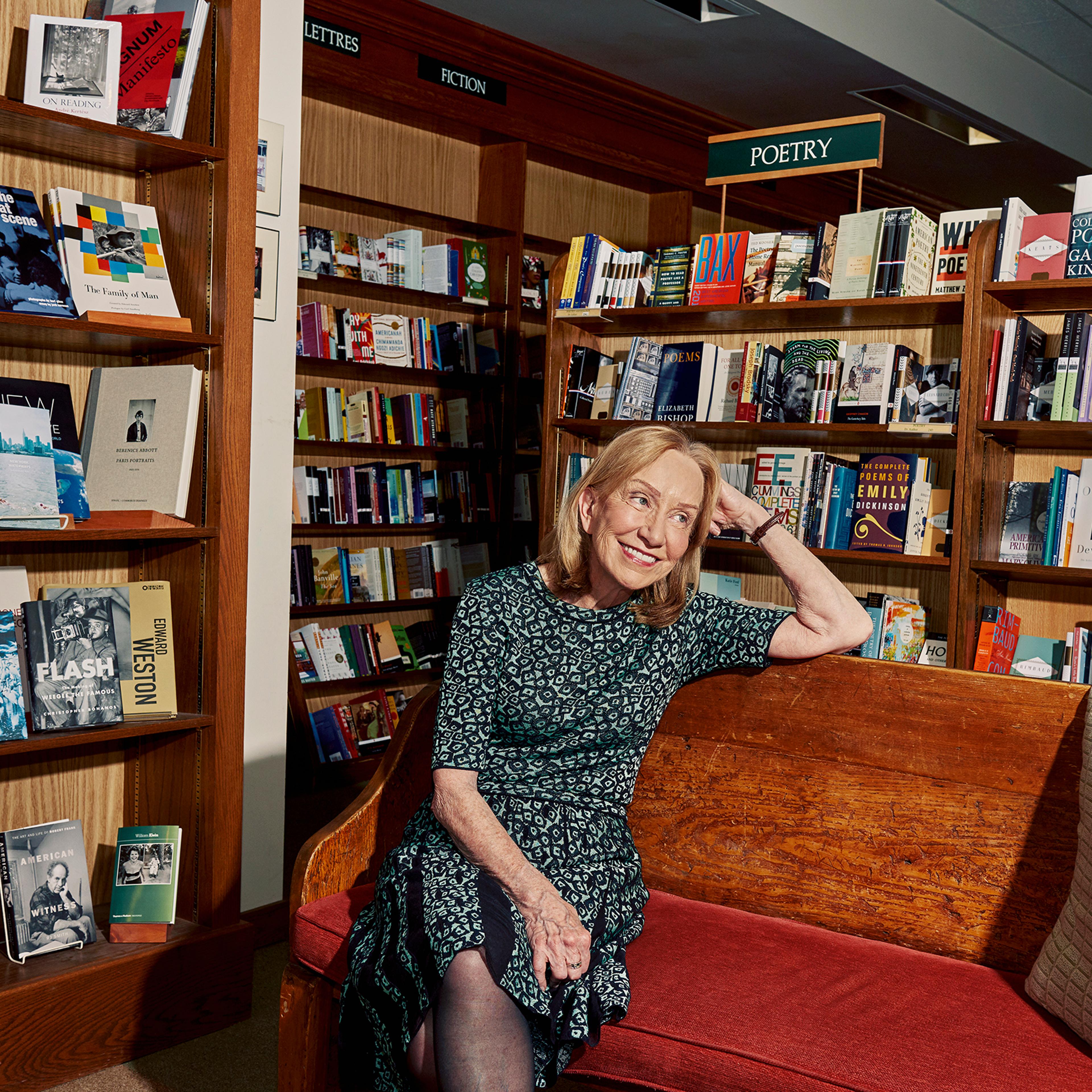 Goodwin at the Concord Bookshop in Concord, Mass. For pleasure reading, she opts for mysteries