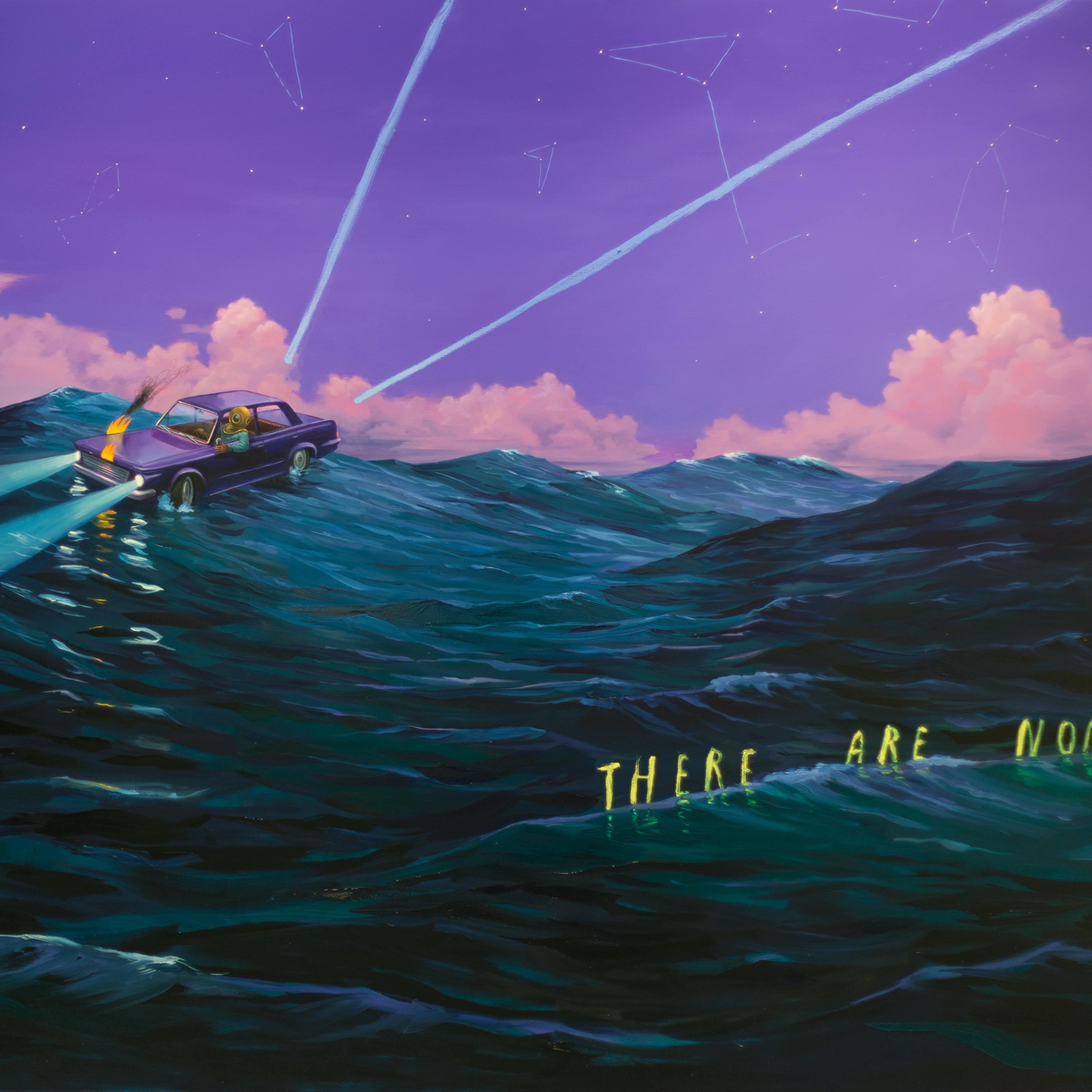 An oil painting from Jeffers’ series of works showing how we need to start truly quantifying the global environment