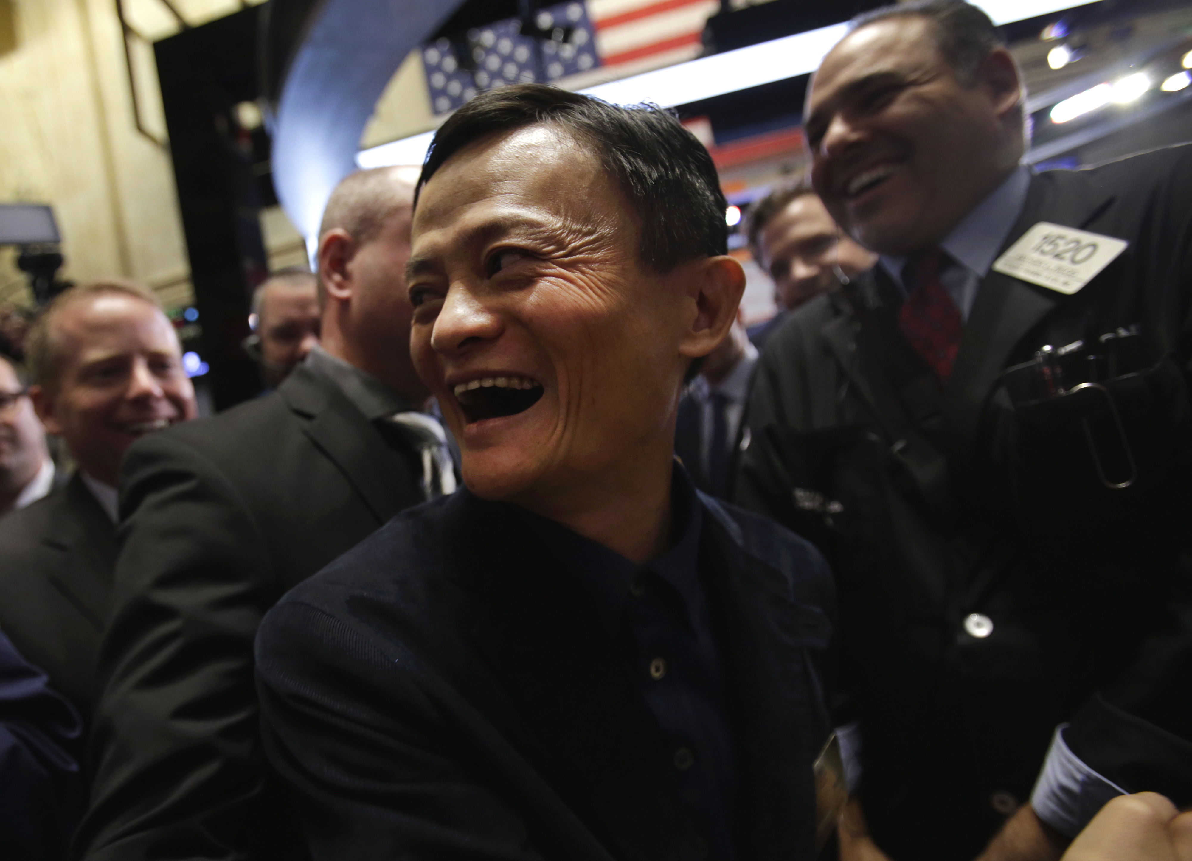 Alibaba Group Holding Ltd. Executives Attend IPO Ceremony At The NYSE