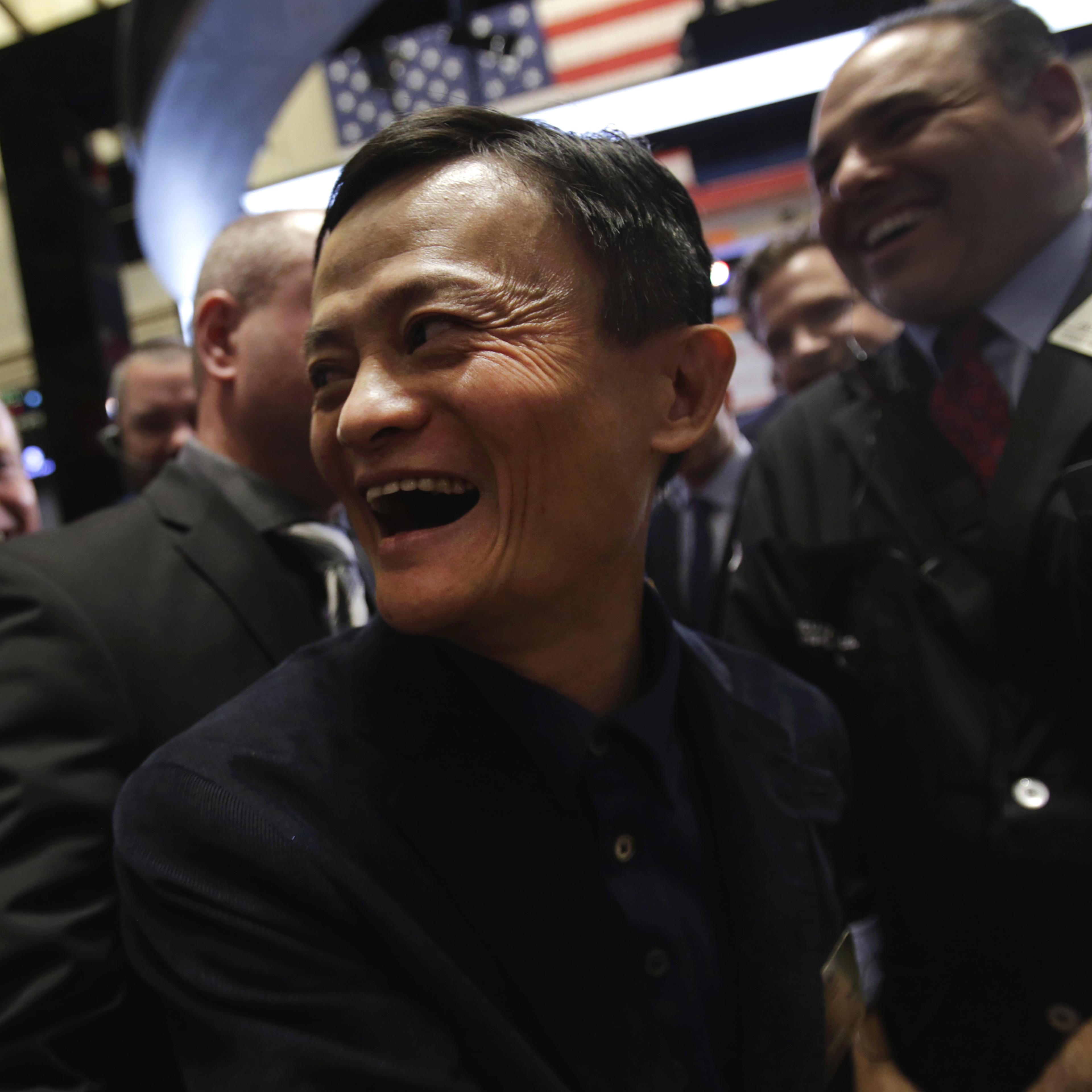 Alibaba Group Holding Ltd. Executives Attend IPO Ceremony At The NYSE