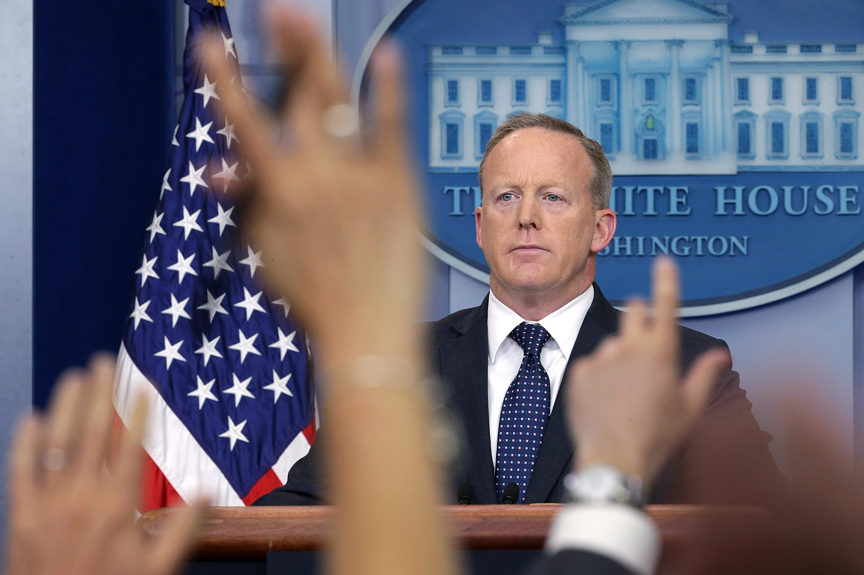 Press Secretary Sean Spicer Holds Daily Press Briefing At The White House