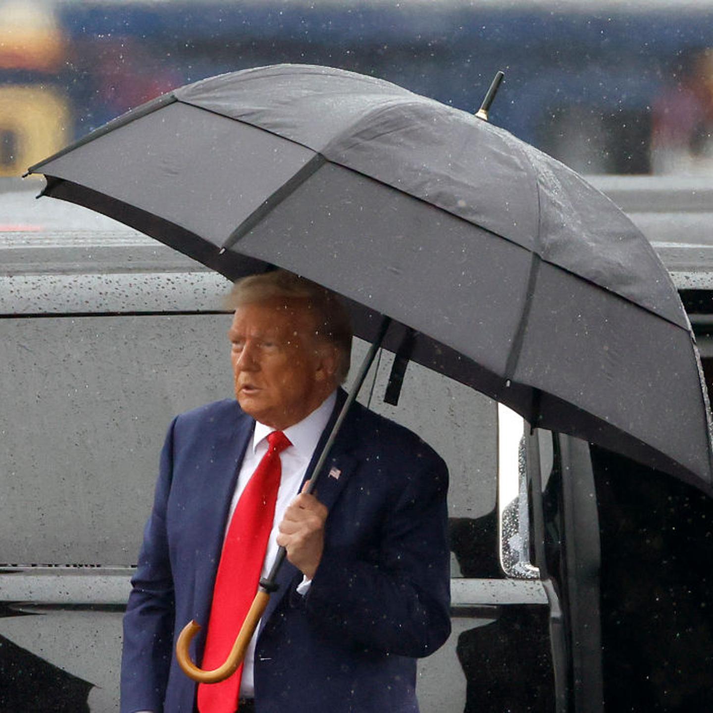 Former President Trump Attends Arraignment In Washington, D.C. Federal Court After His Indictment