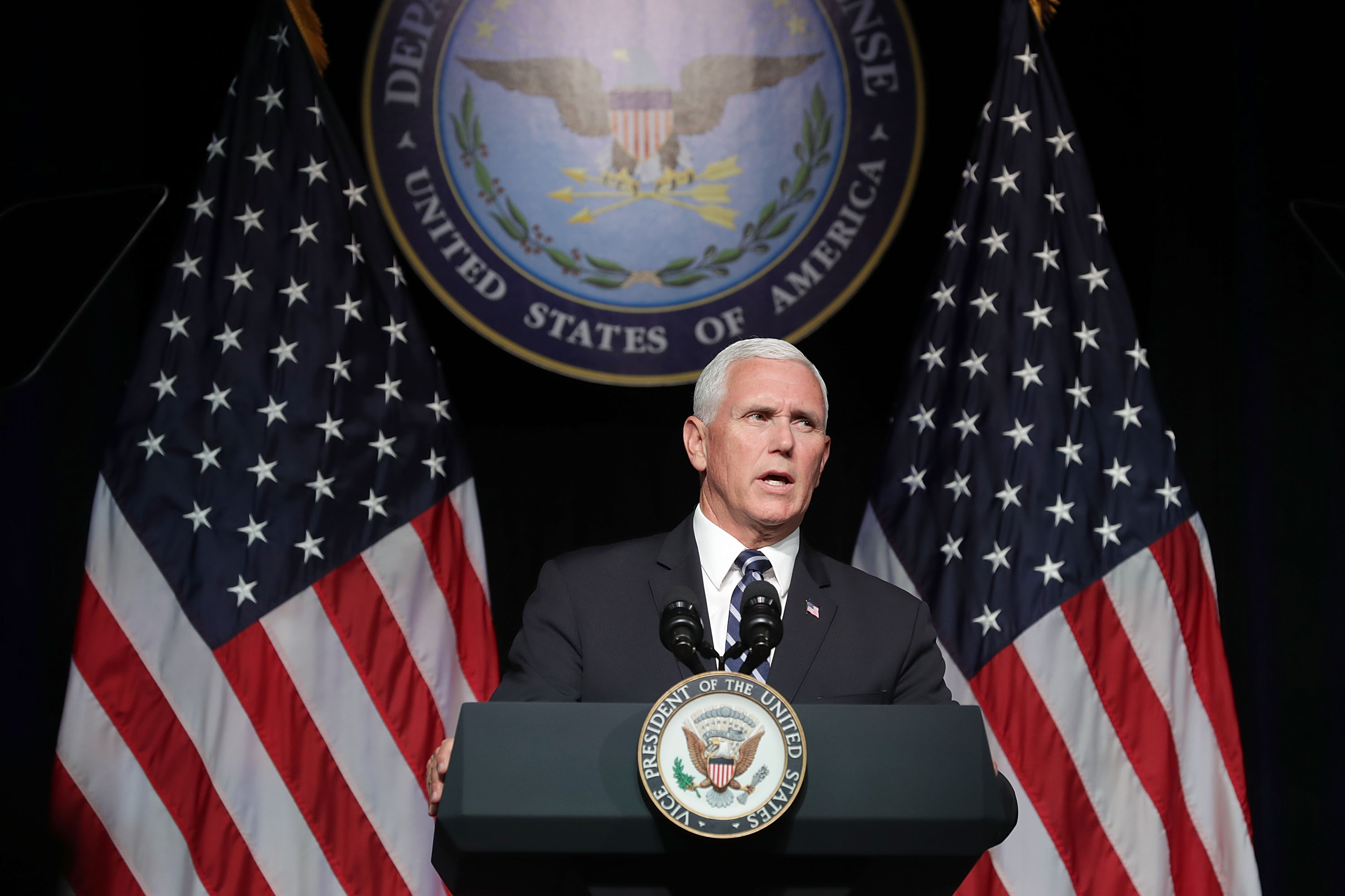 VP Pence speaks at Space Force event