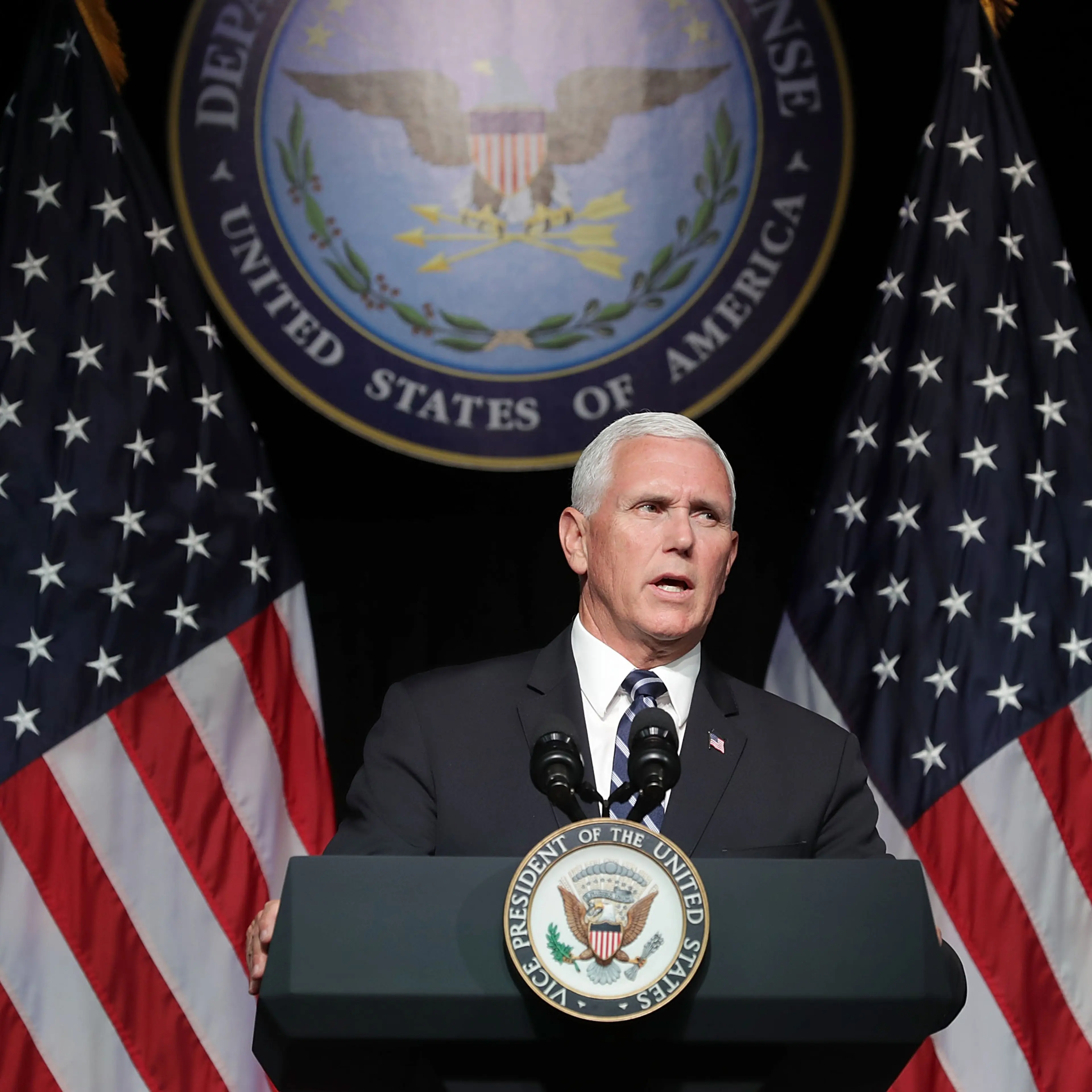 VP Pence speaks at Space Force event