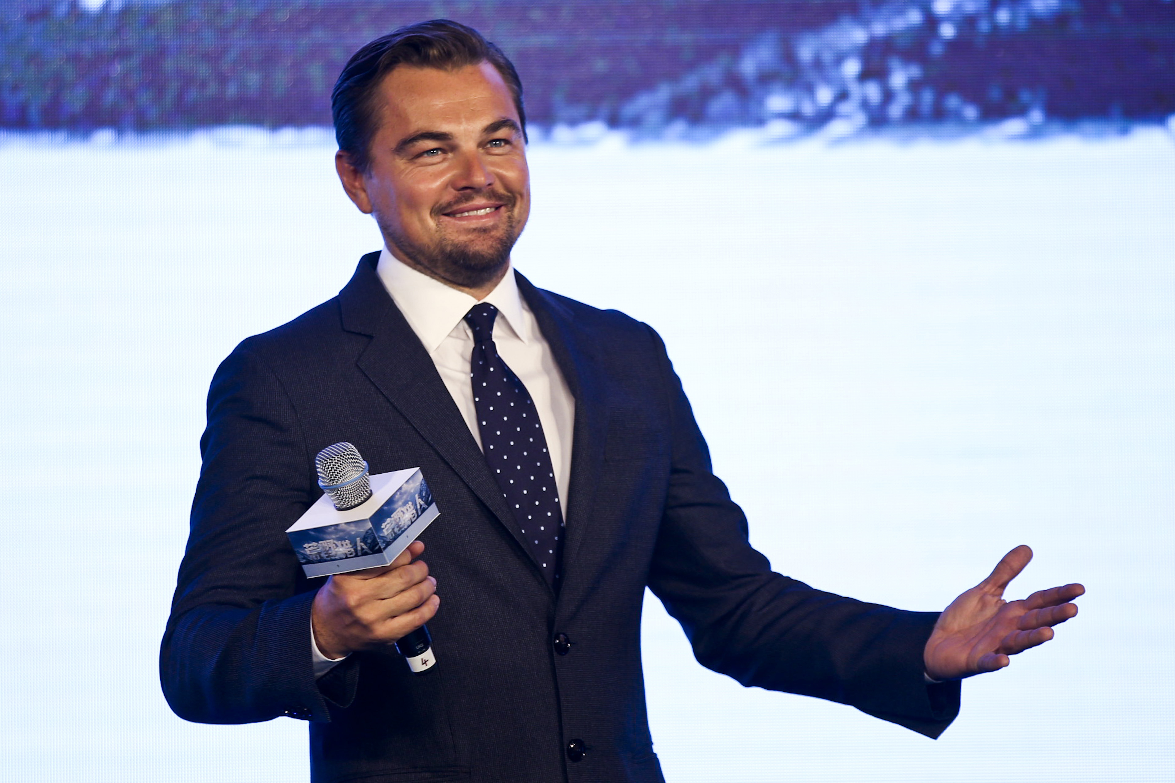 Leonardo DiCaprio Attends "The Revenant" Press Conference In Beijing