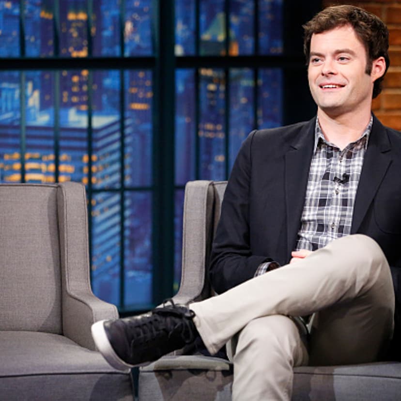 Bill Hader on "Late Night with Seth Meyers" on Aug. 17, 2015.
