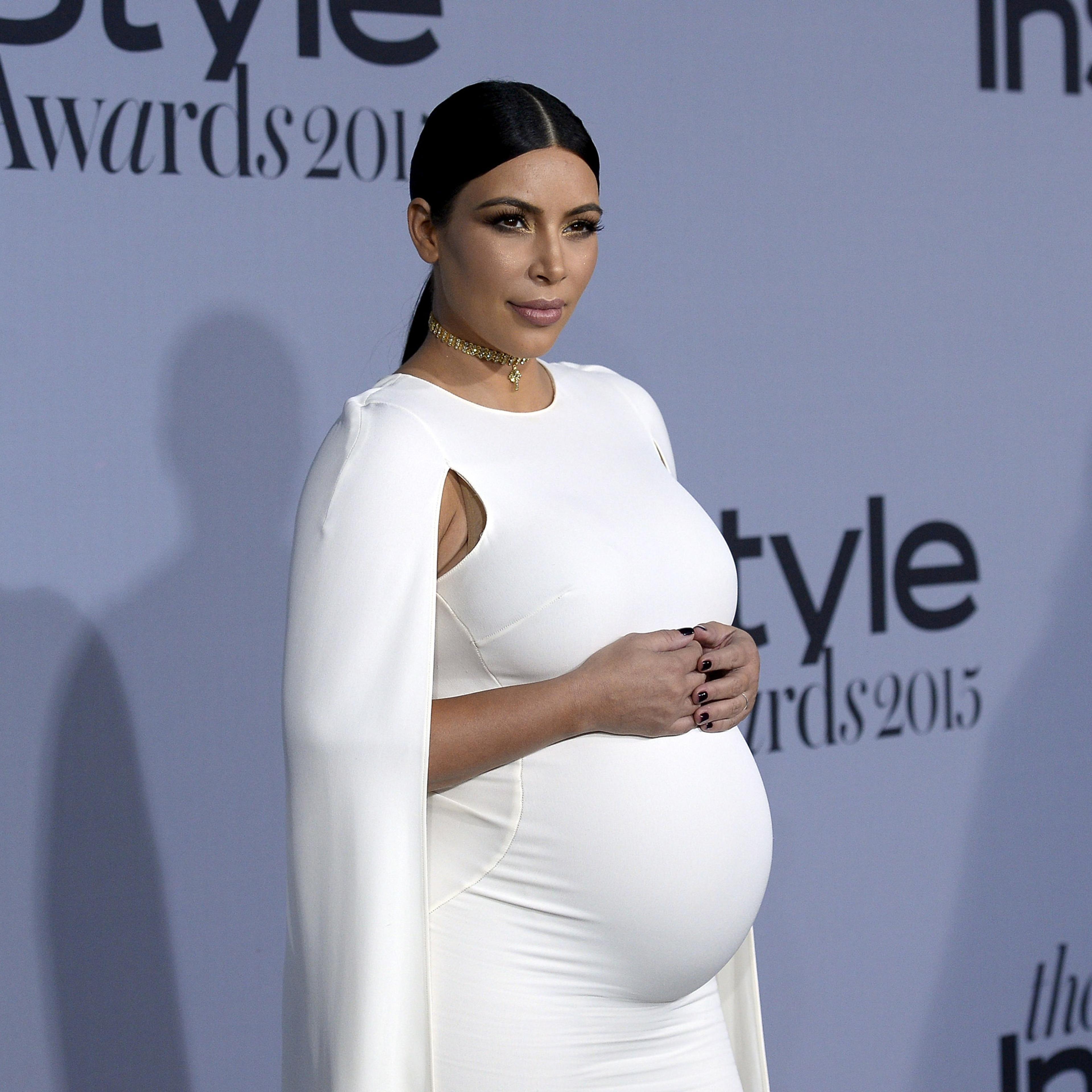 Kim Kardashian-West poses during the InStyle Awards at the Getty Center in Los Angeles
