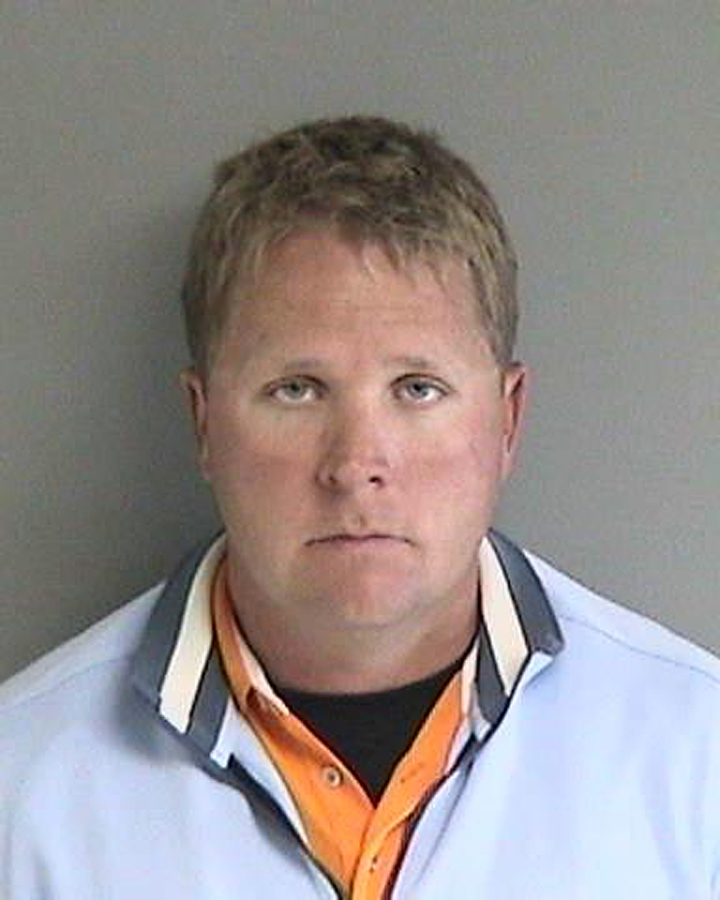 A booking photo of Andrew Nisbet in Dec. 2013.