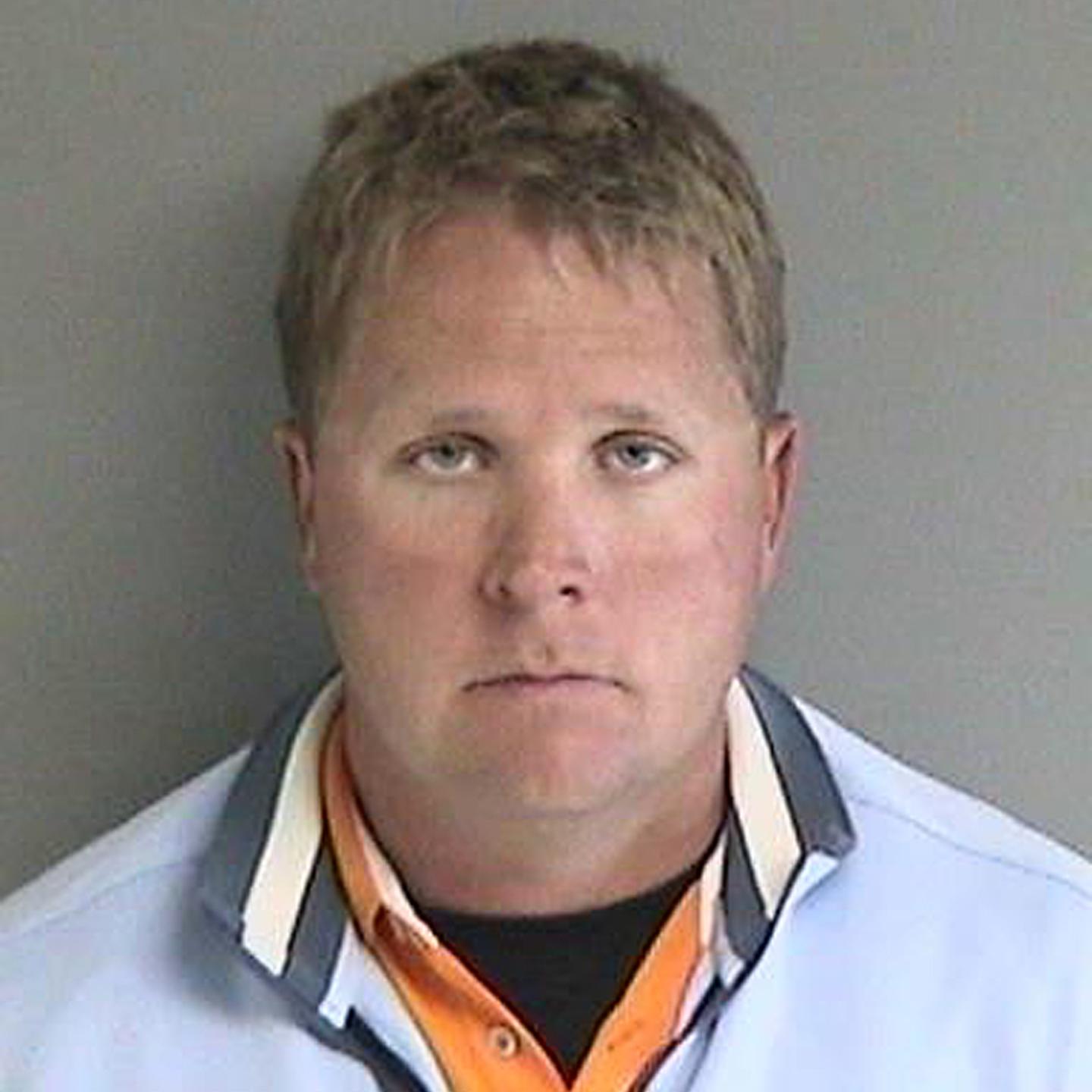A booking photo of Andrew Nisbet in Dec. 2013.