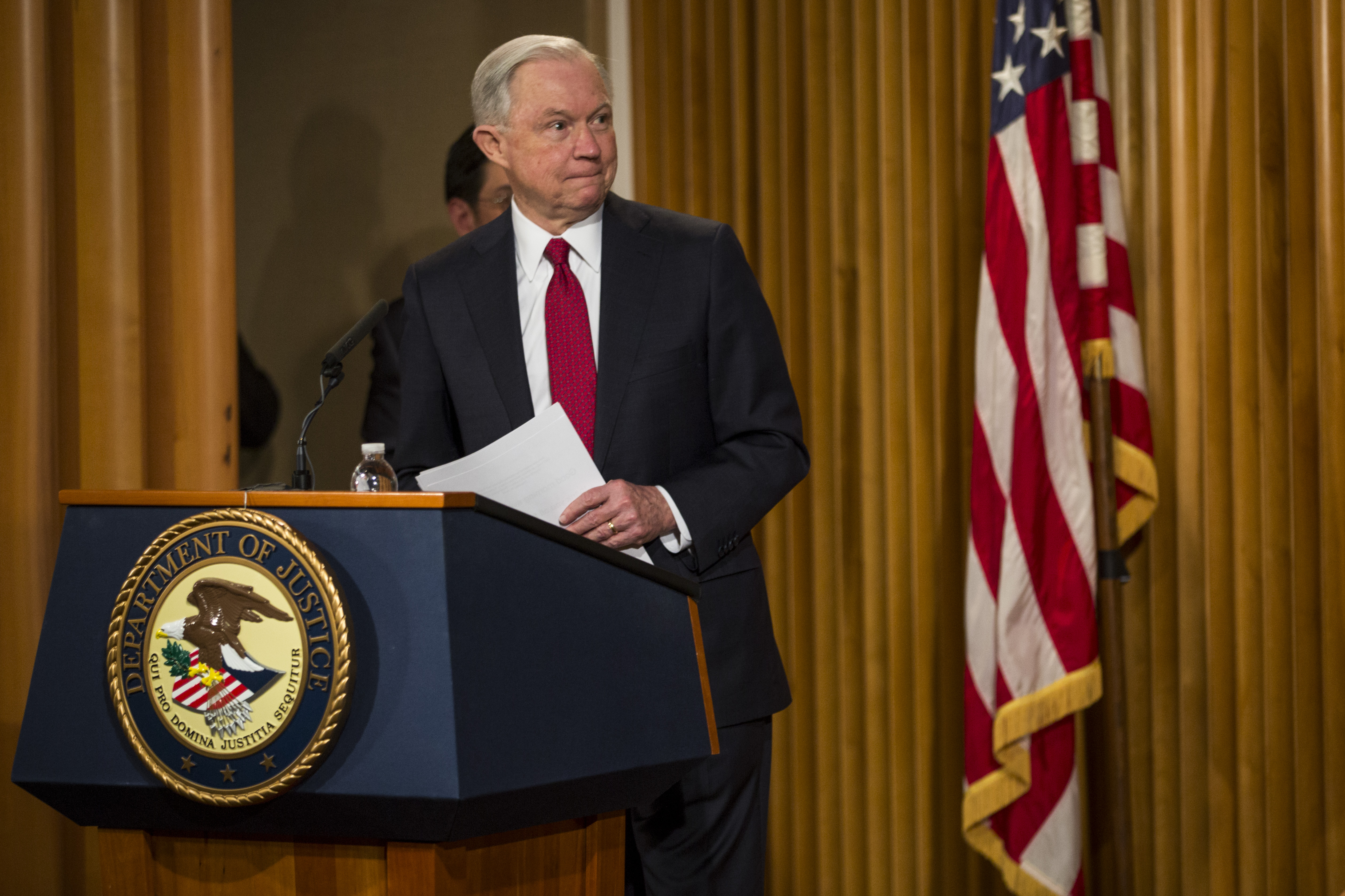 Jeff Sessions Addresses African American History Month Observation At Justice