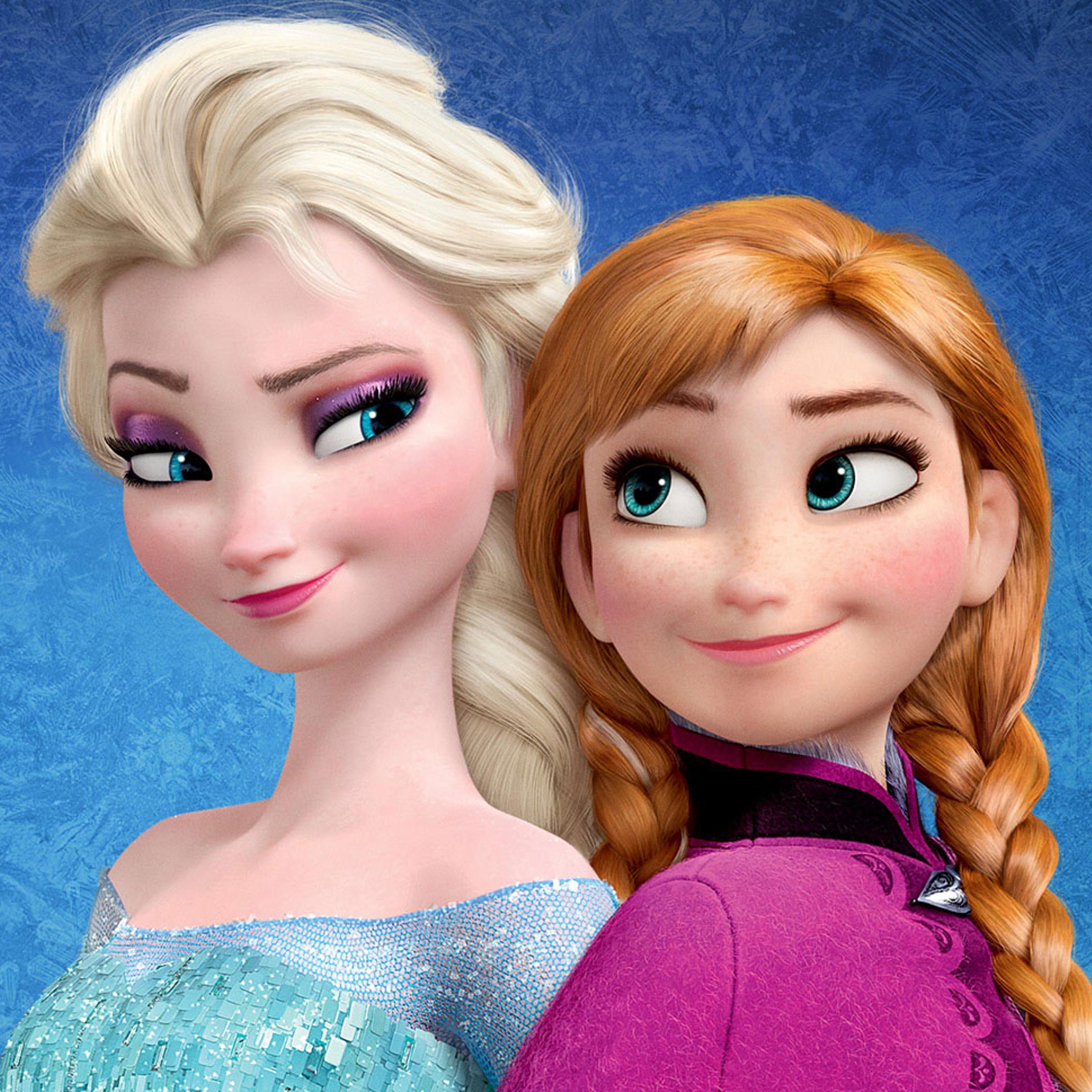 Elsa and Anna, Frozen, 2013.