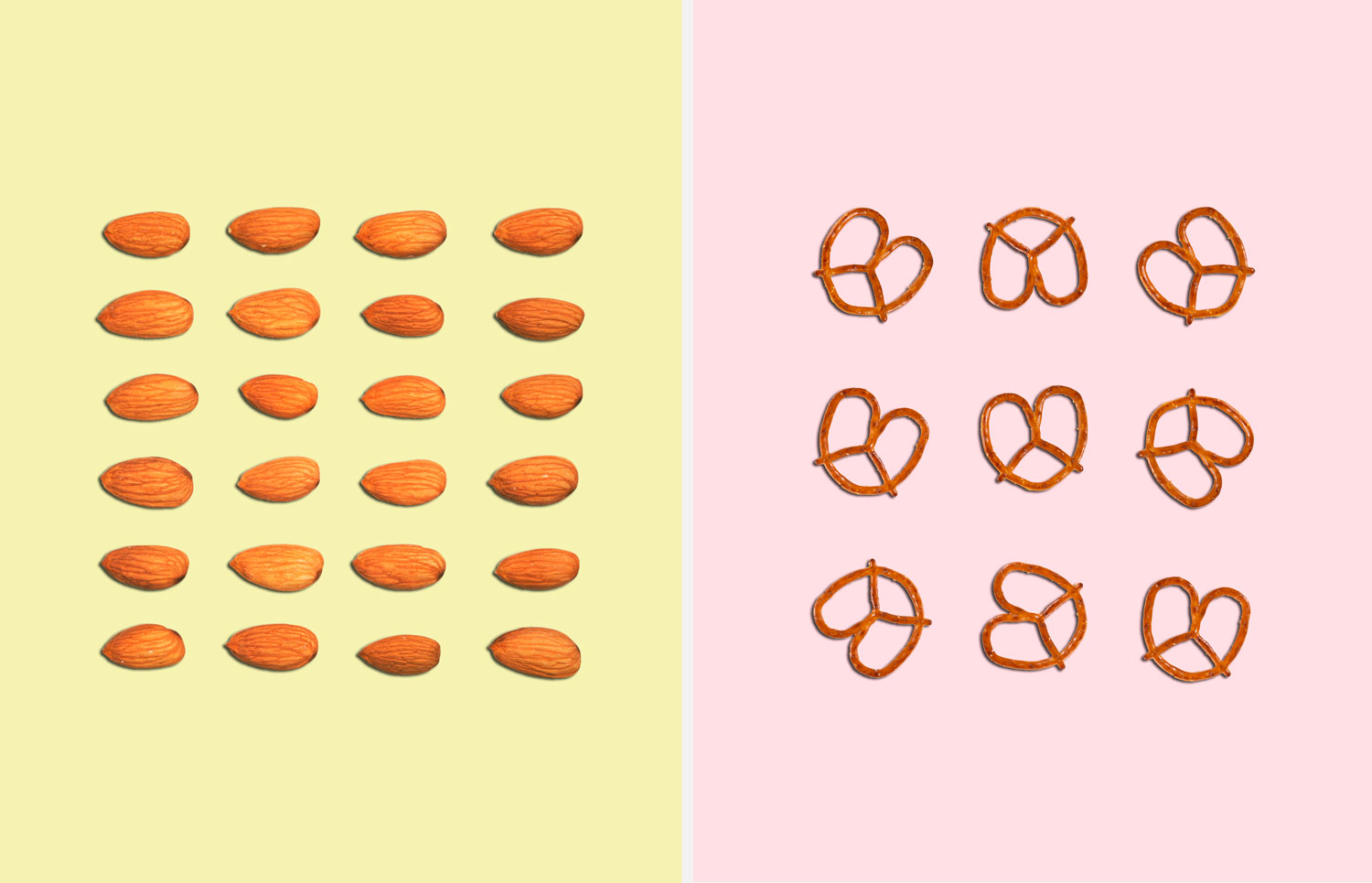 Which is better for you: Almonds or pretzels?