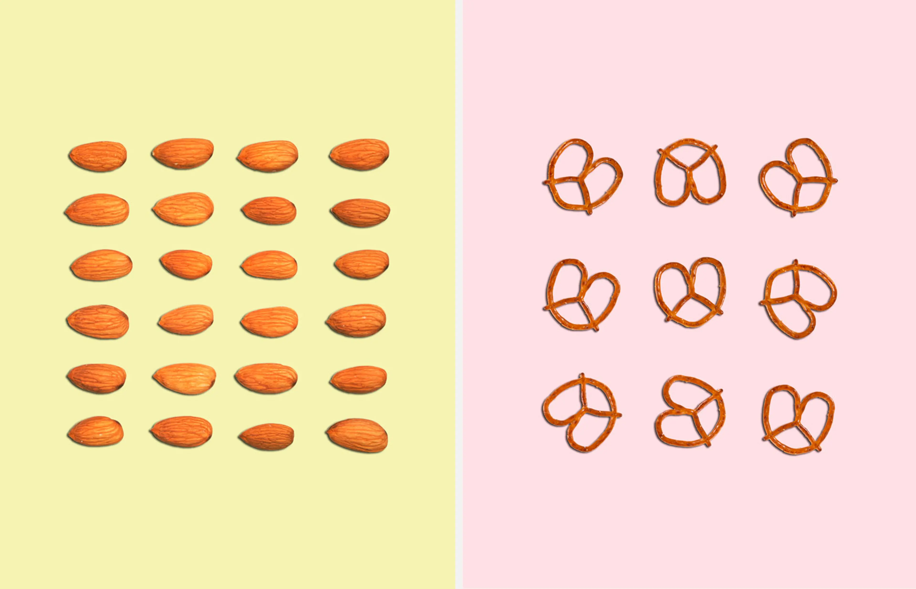 Which is better for you: Almonds or pretzels?