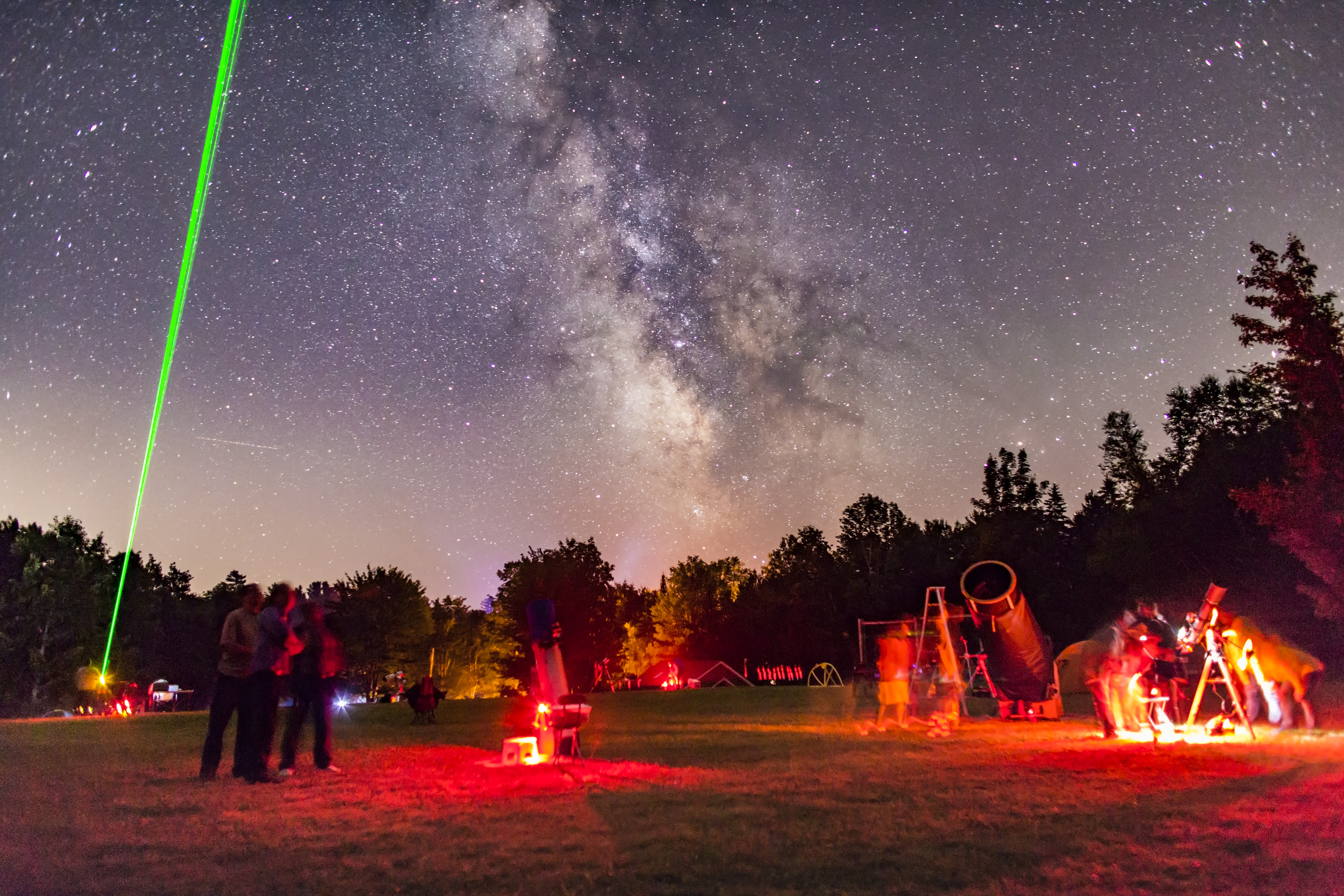 A scene at the Nova East Star Party near Windsor