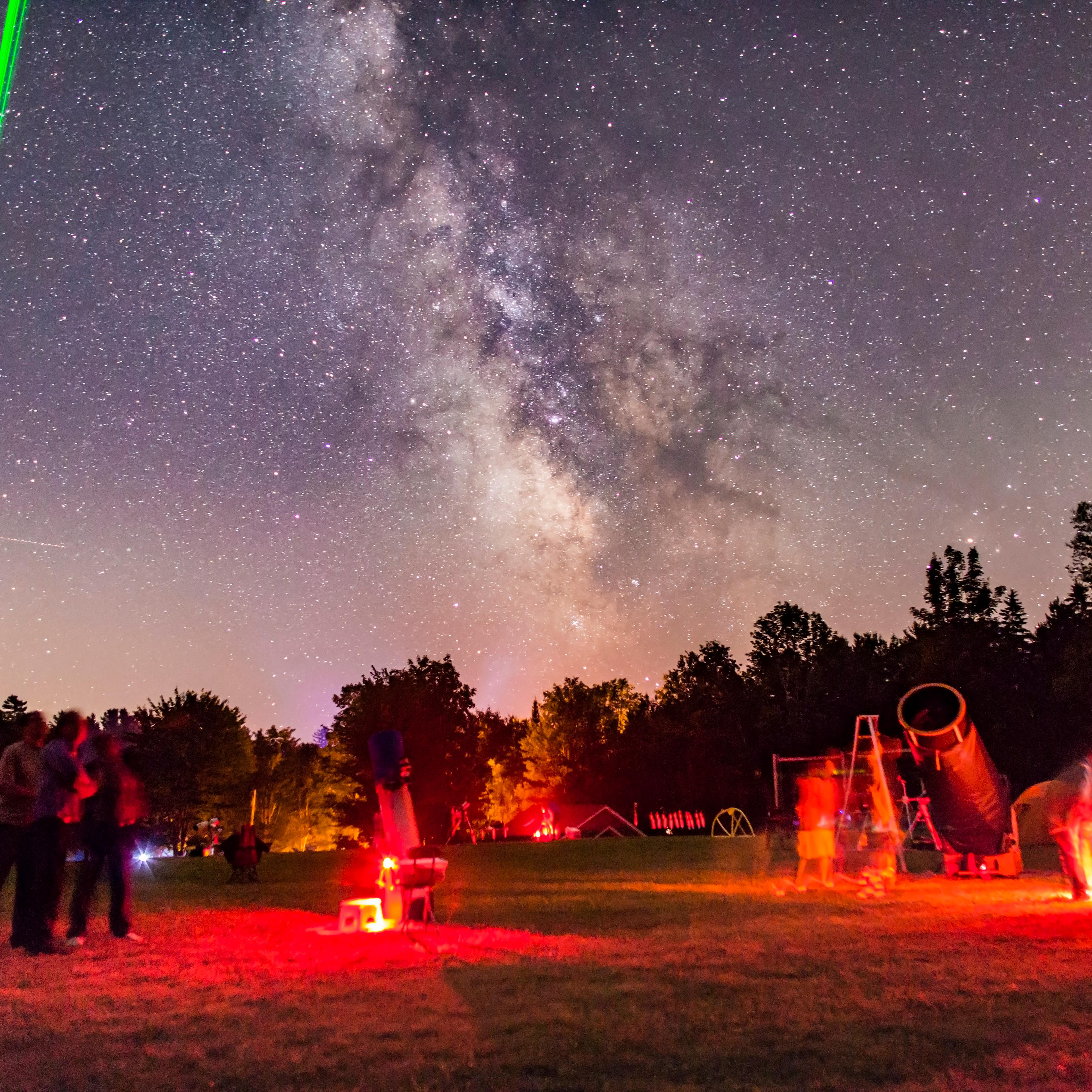 A scene at the Nova East Star Party near Windsor