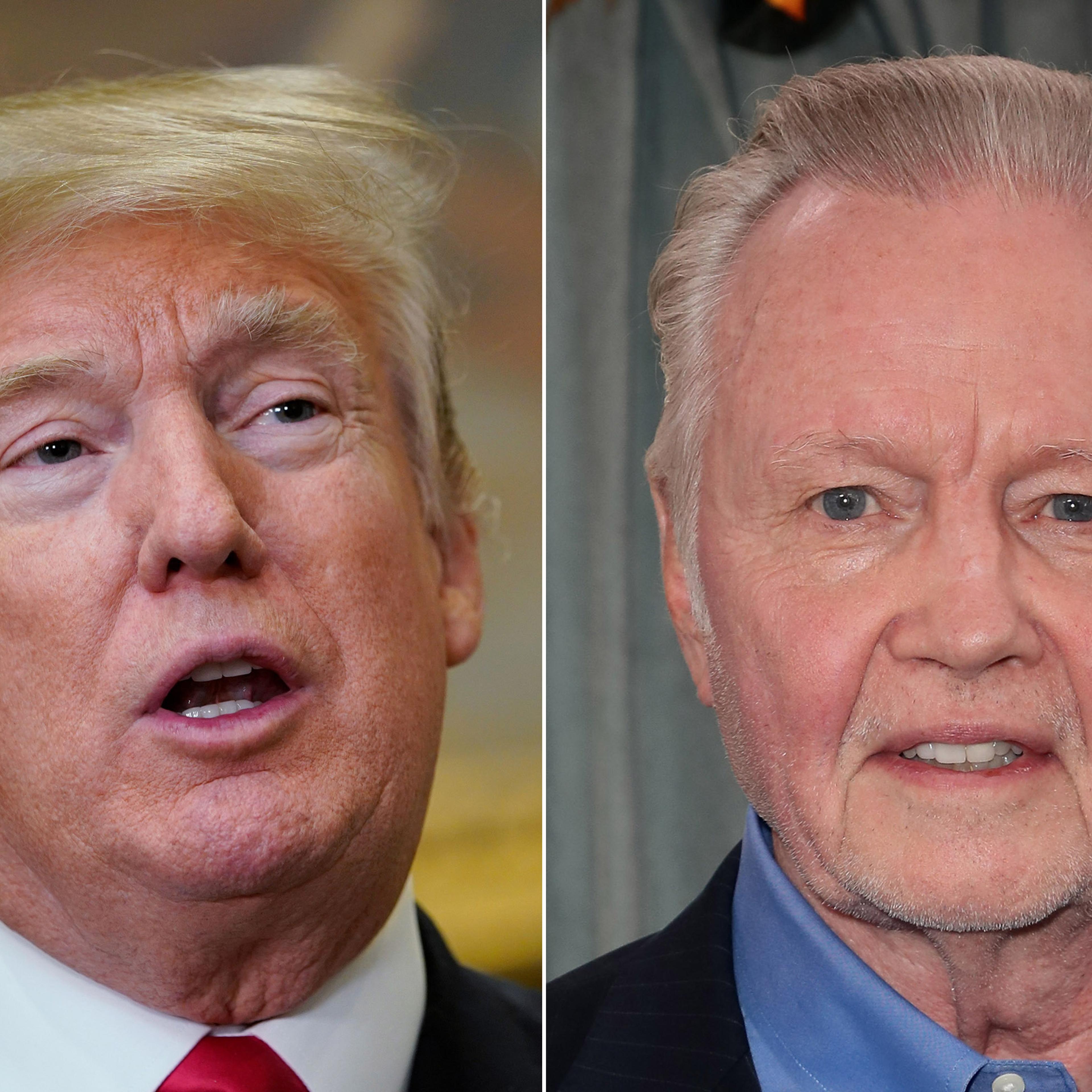 Donald Trump and Jon Voight.