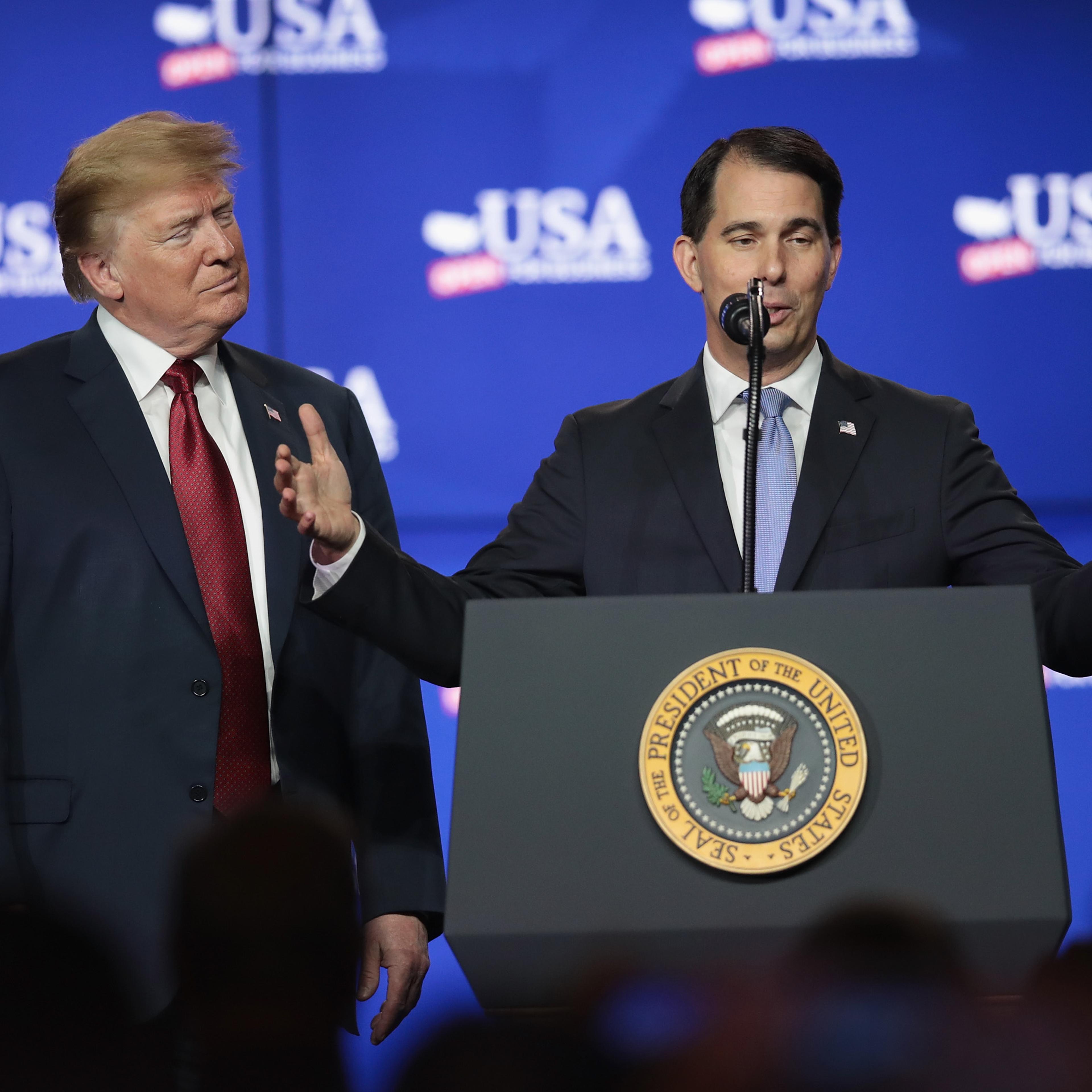 President Trump and Governor Scott Walker Attend Groundbreaking Of Foxconn Factory In Wisconsin