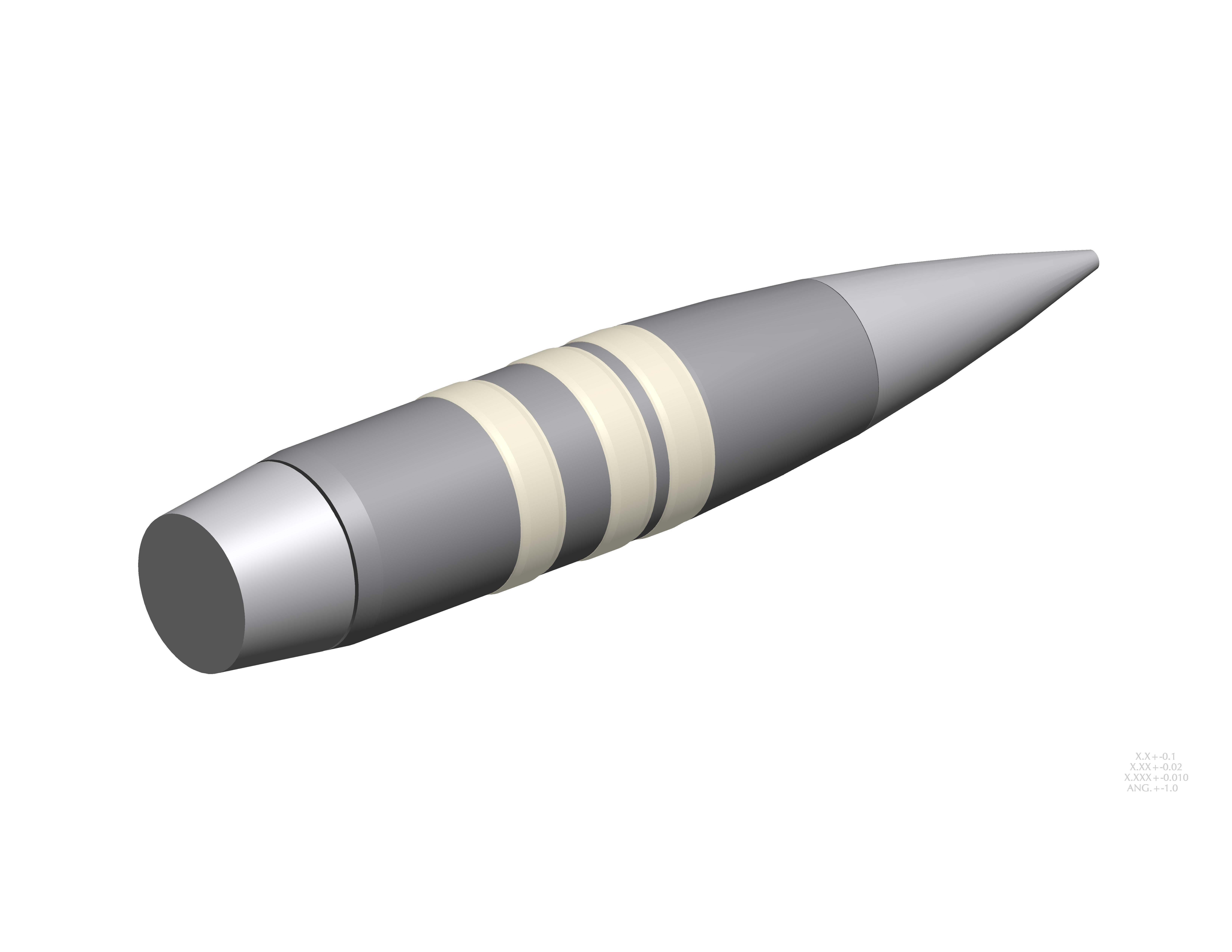 K・Bullet　Sniper　＃6　10' military, pentagon, laser guided sniper bullet