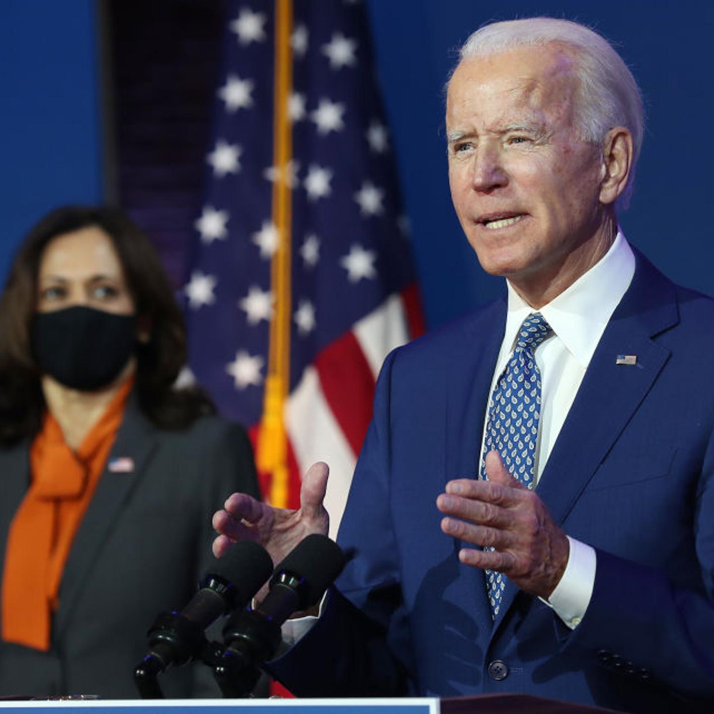 President-Elect Joe Biden Delivers Remarks On Coronavirus And US Economy