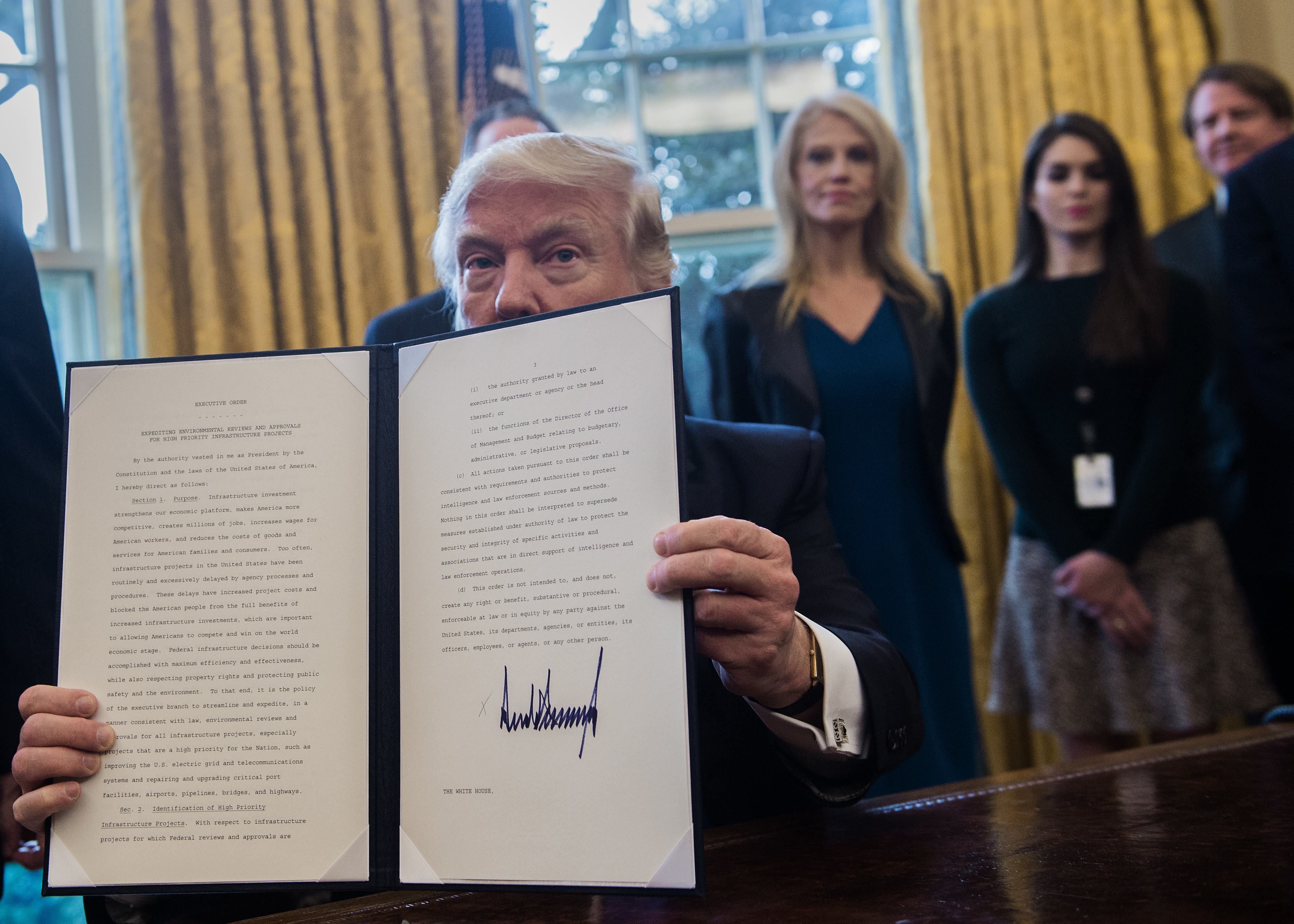 donald trump keystone executive order