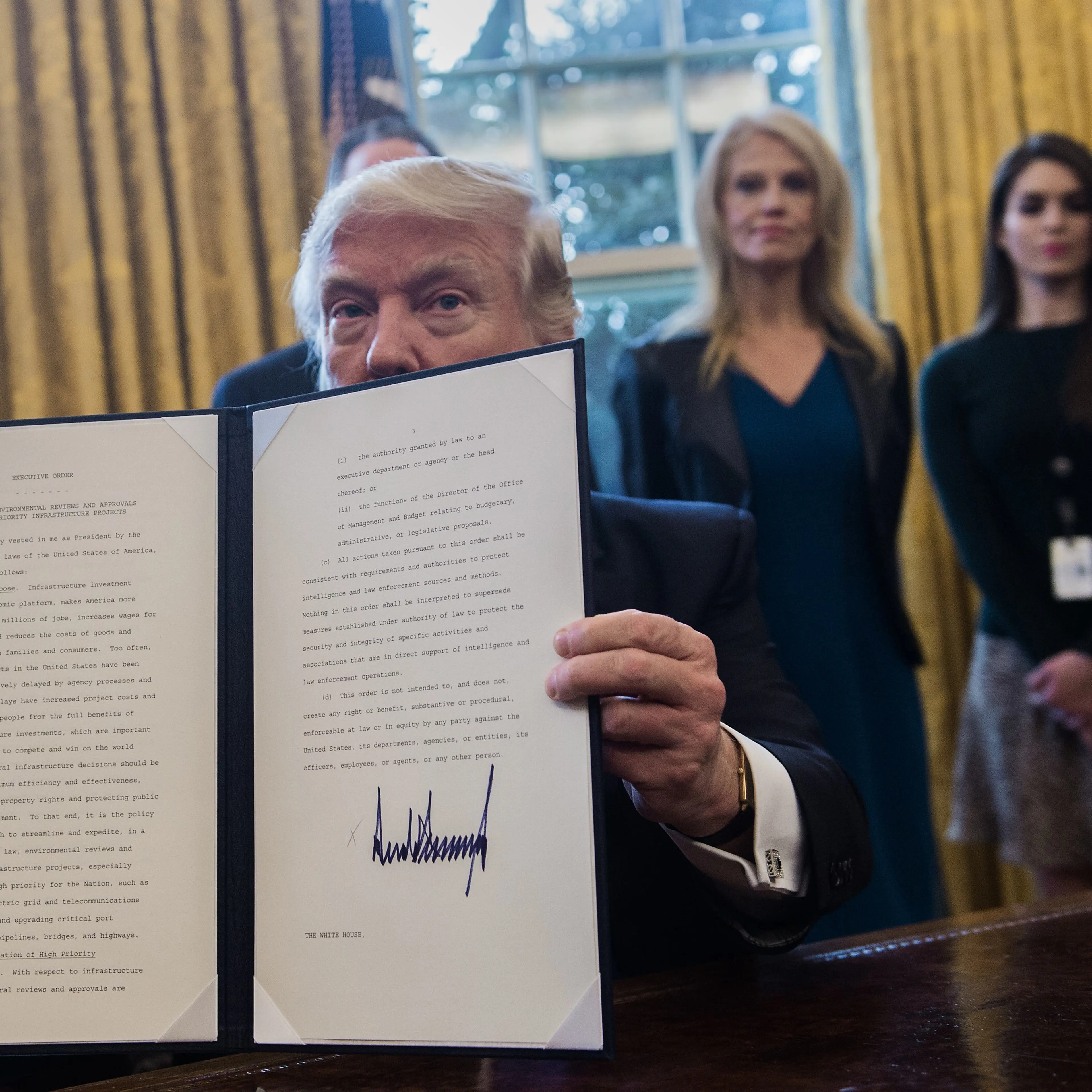 donald trump keystone executive order