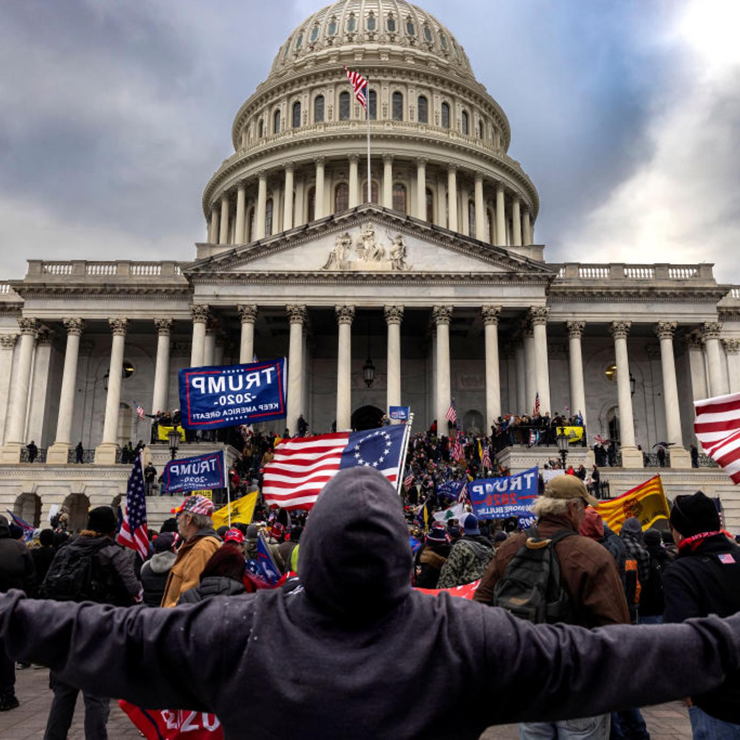 Trump Supporters Hold "Stop The Steal" Rally In DC Amid Ratification Of Presidential Election