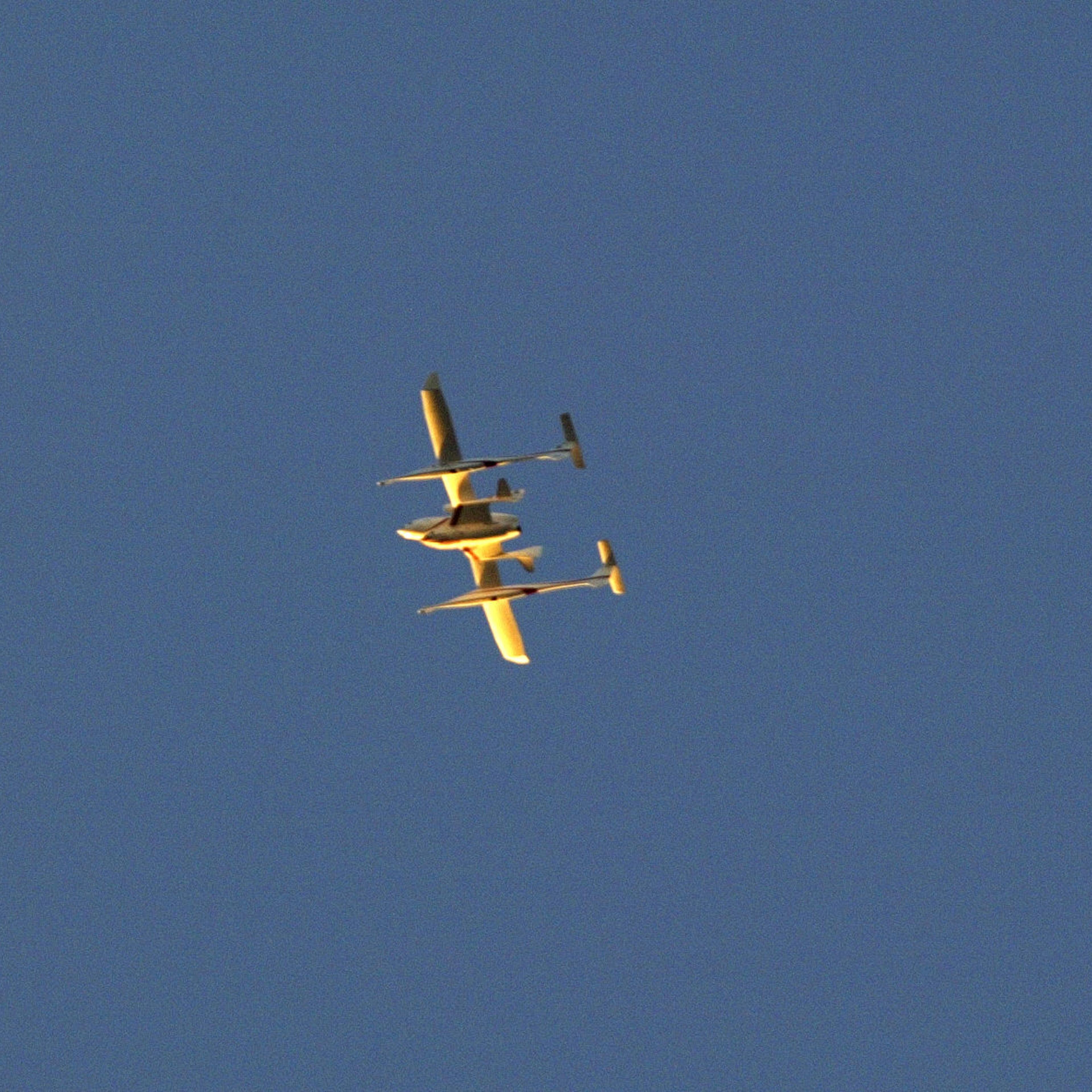 Going somewhere? The start of SpaceShipOne's maybe-historic flight in 2004
