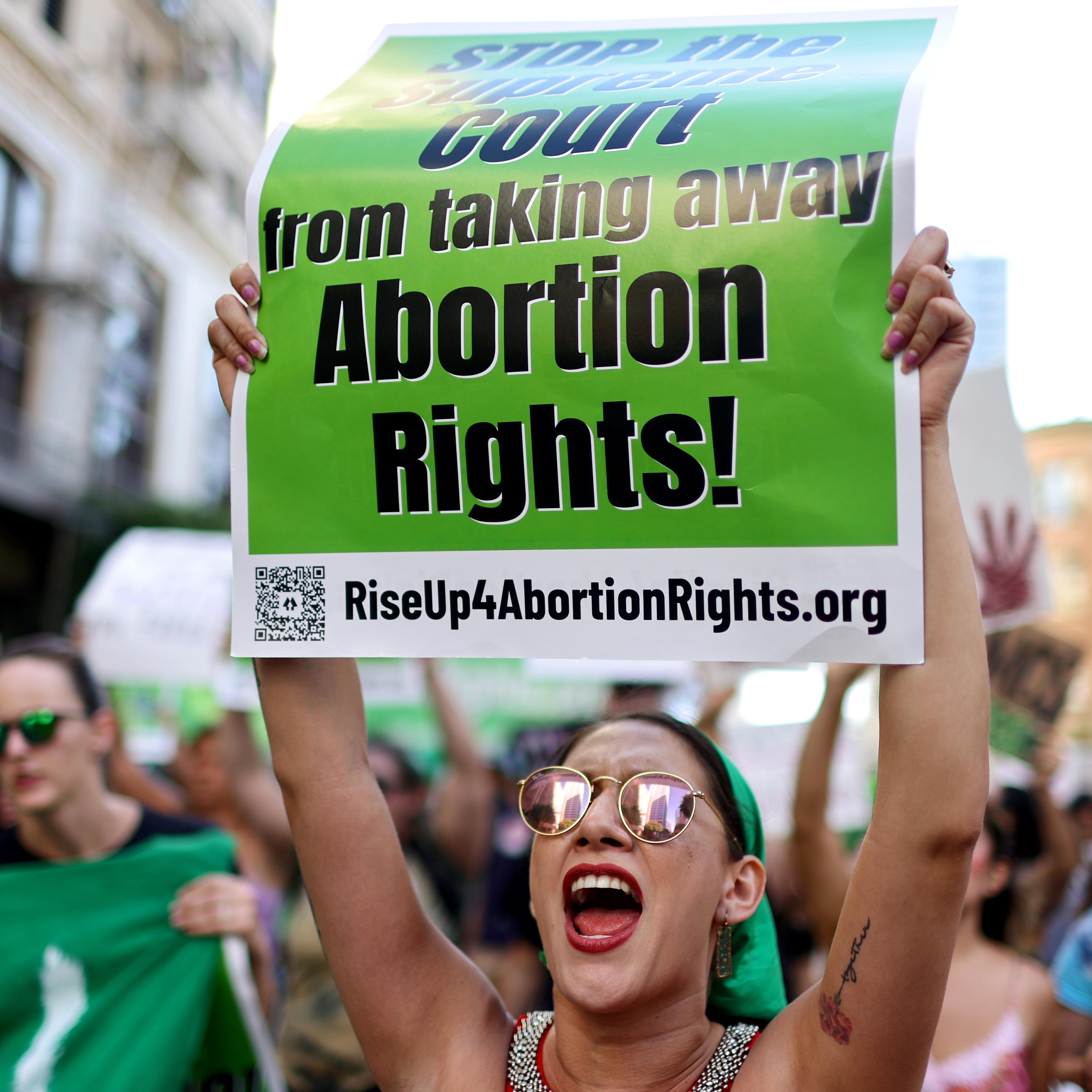 Protests Continue Across Country In Wake Of Supreme Court Decision Overturning Roe v. Wade