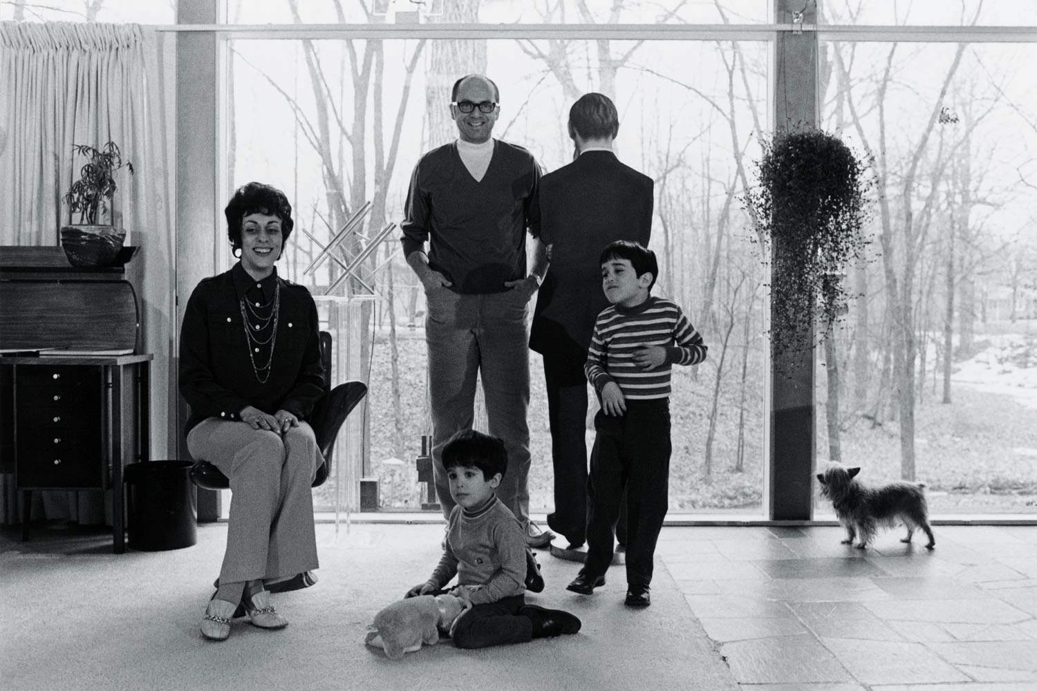 Gilbert and Lila Silverman with their children,
Paul and Eric.