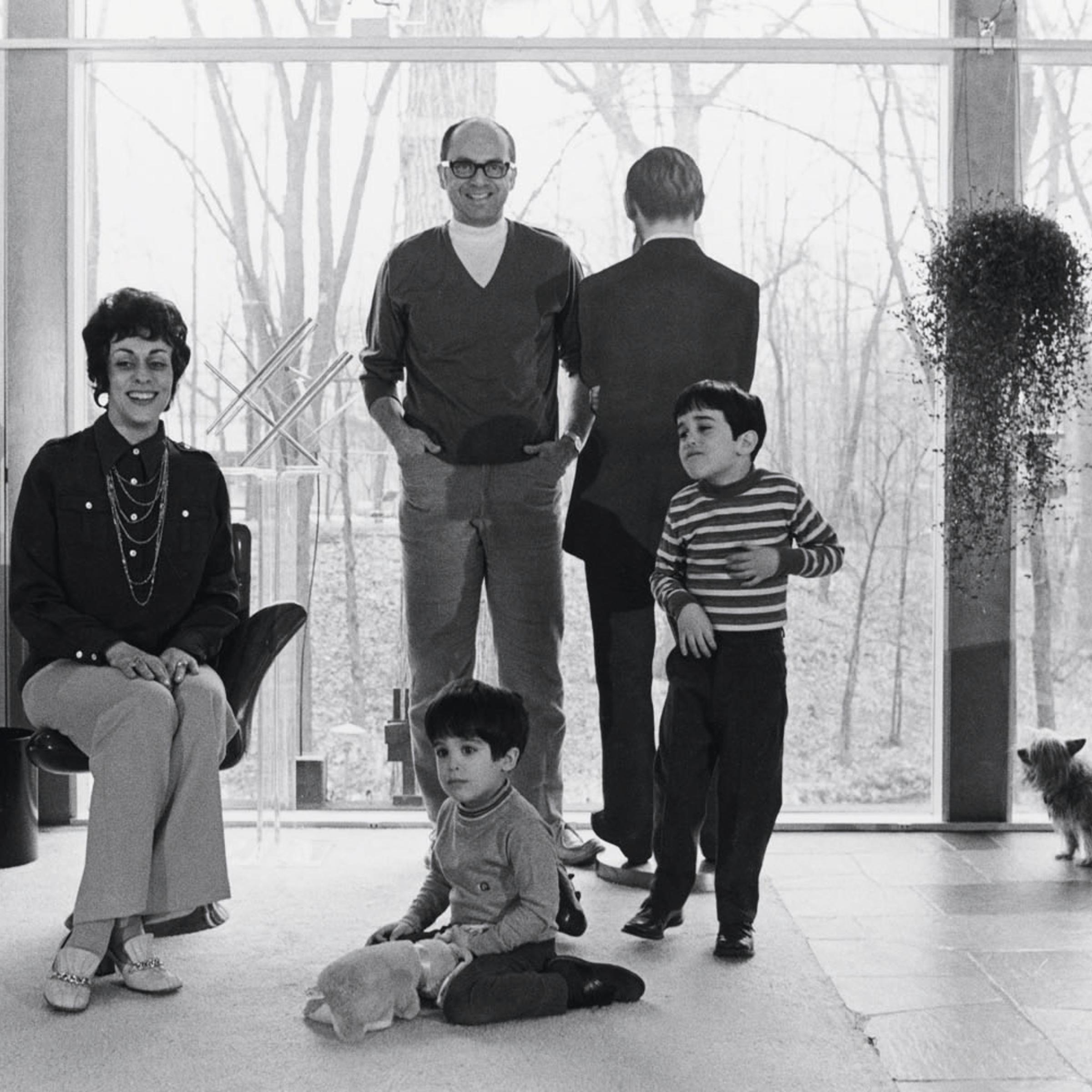 Gilbert and Lila Silverman with their children,
Paul and Eric.