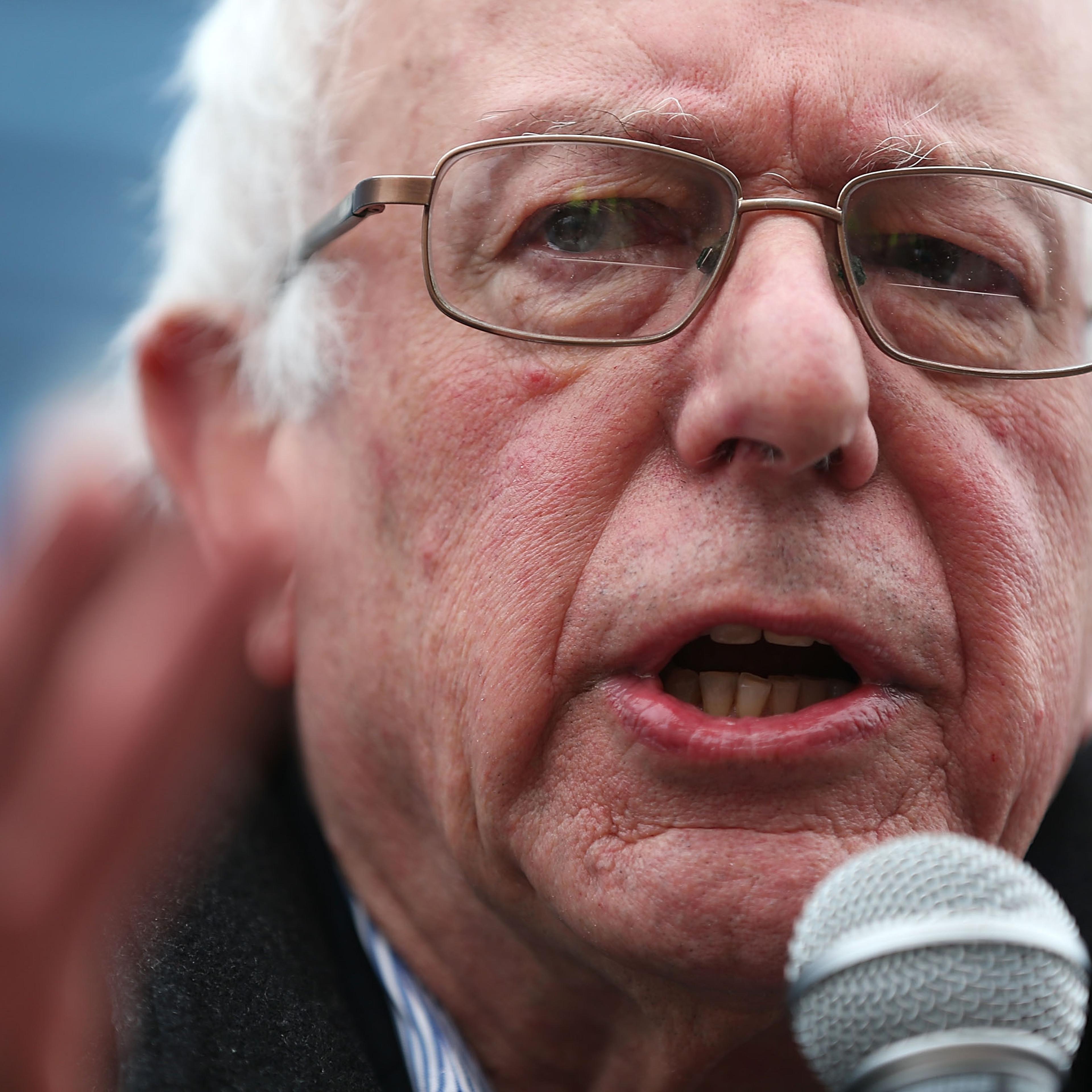Democratic Presidential Candidate Bernie Sanders Meets With Local Steelworkers Union