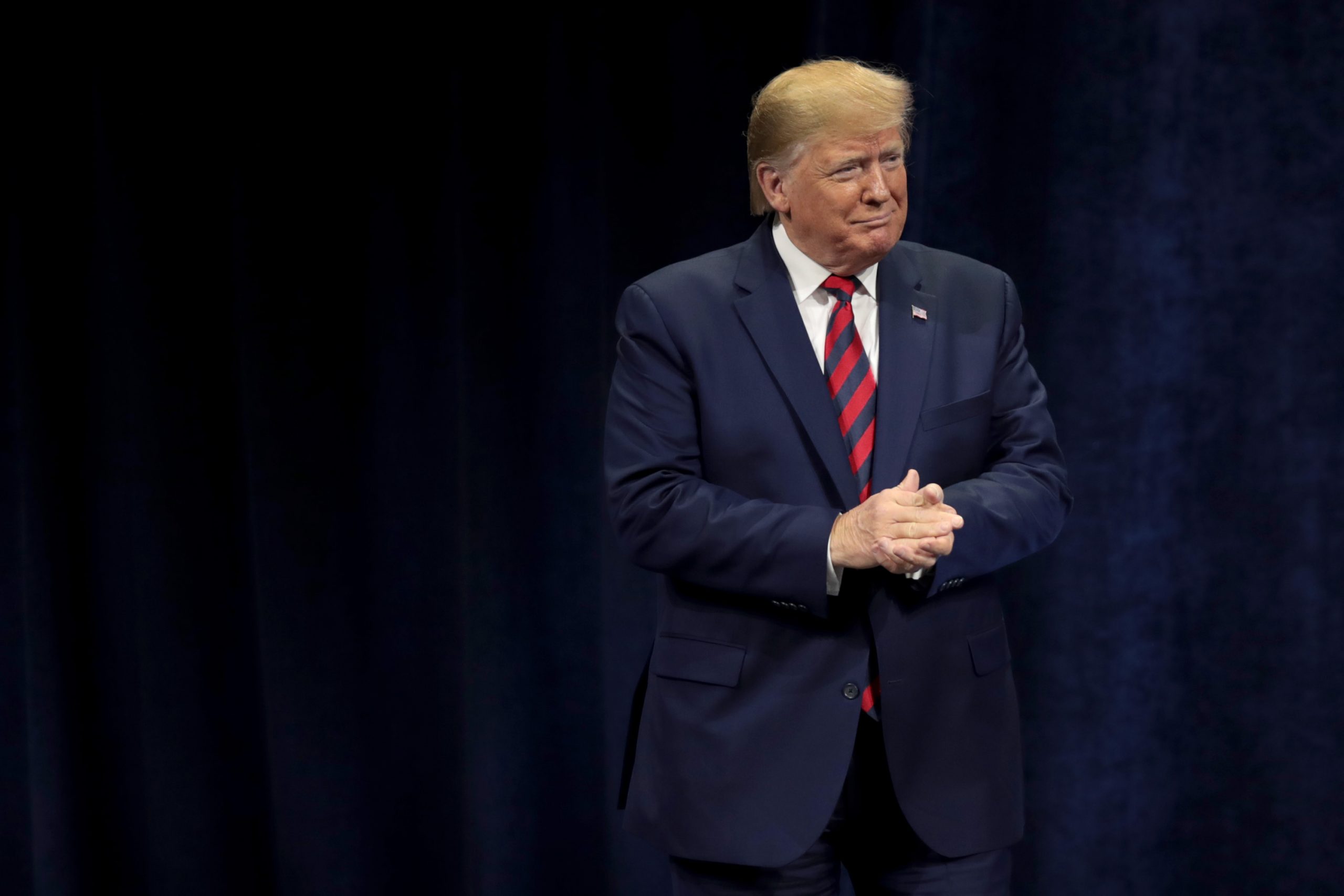 President Trump Addresses The International Association Of Chiefs Of Police